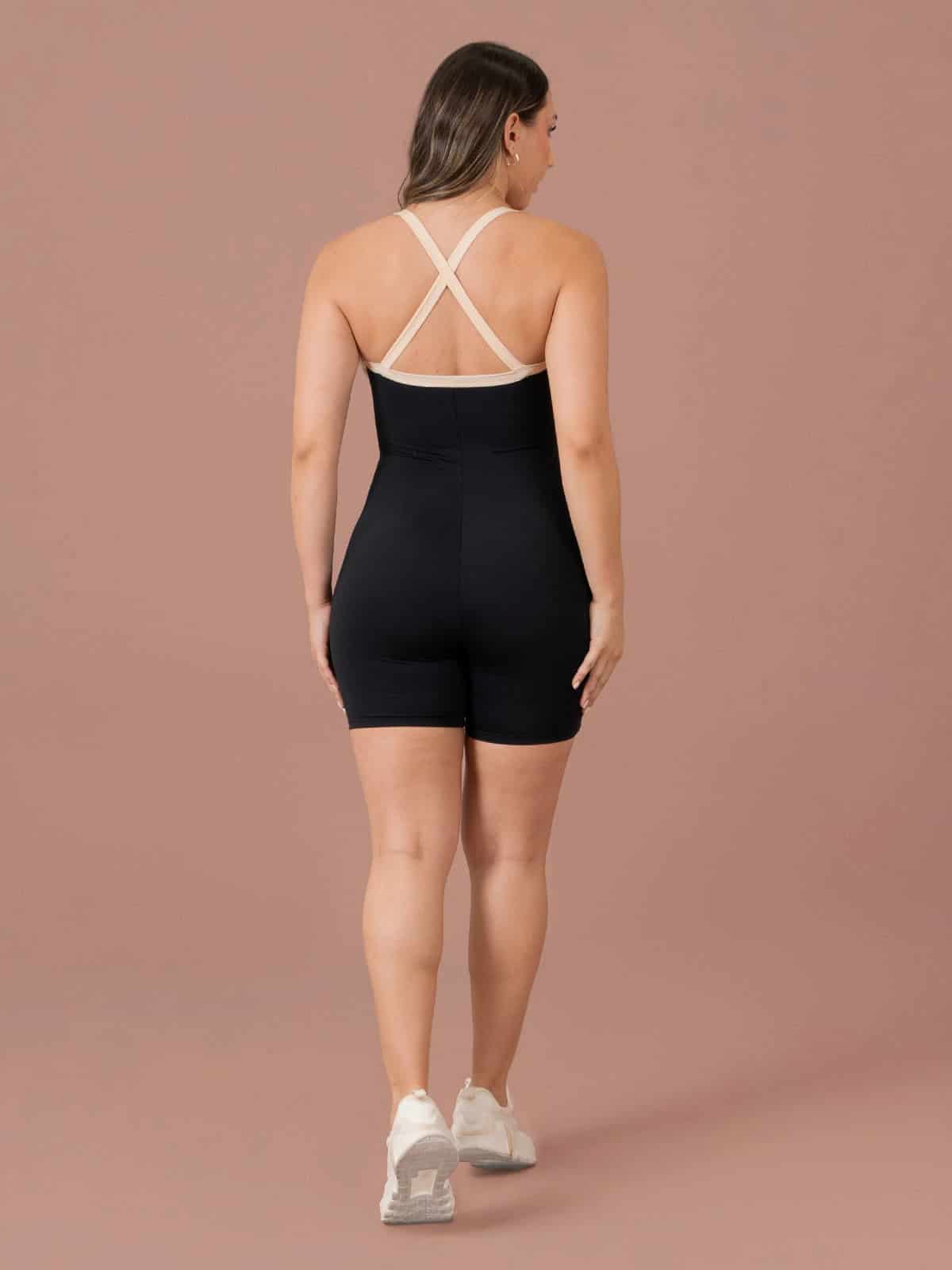 Ocean enterizo negro crema - miniatura 4