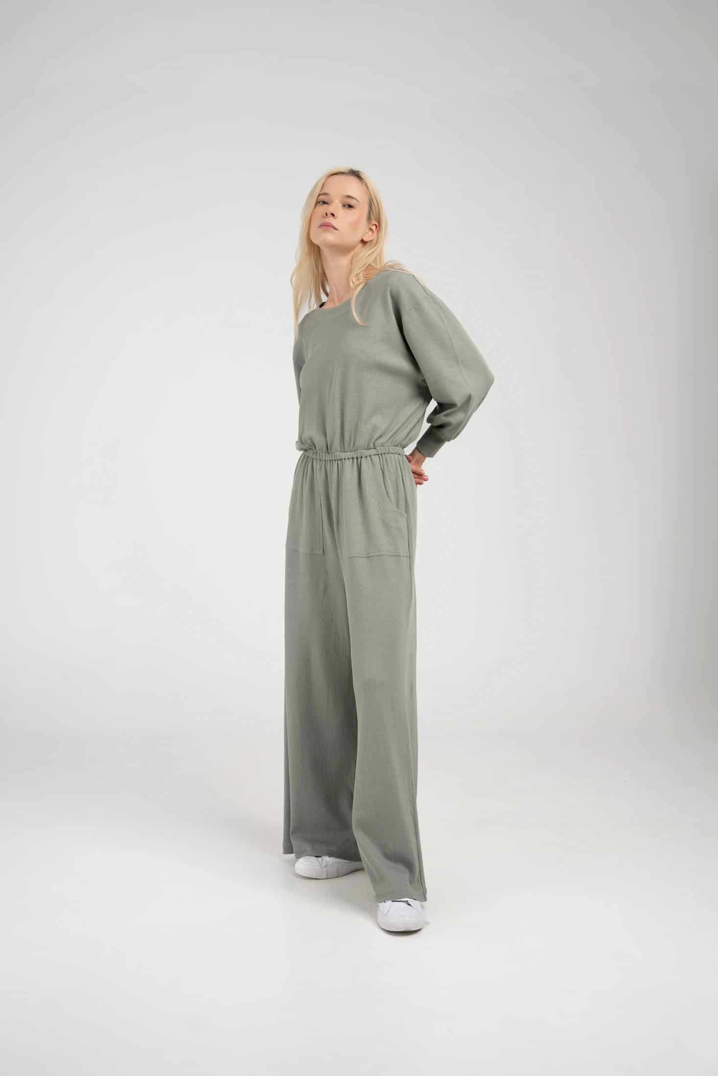 Organic Waffle Jumpsuit - miniatura 1