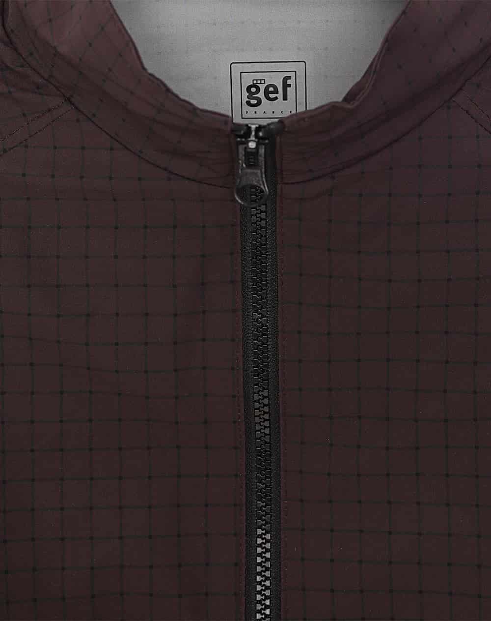 Chaqueta regular sin capucha morado estampado mujer - miniatura 8