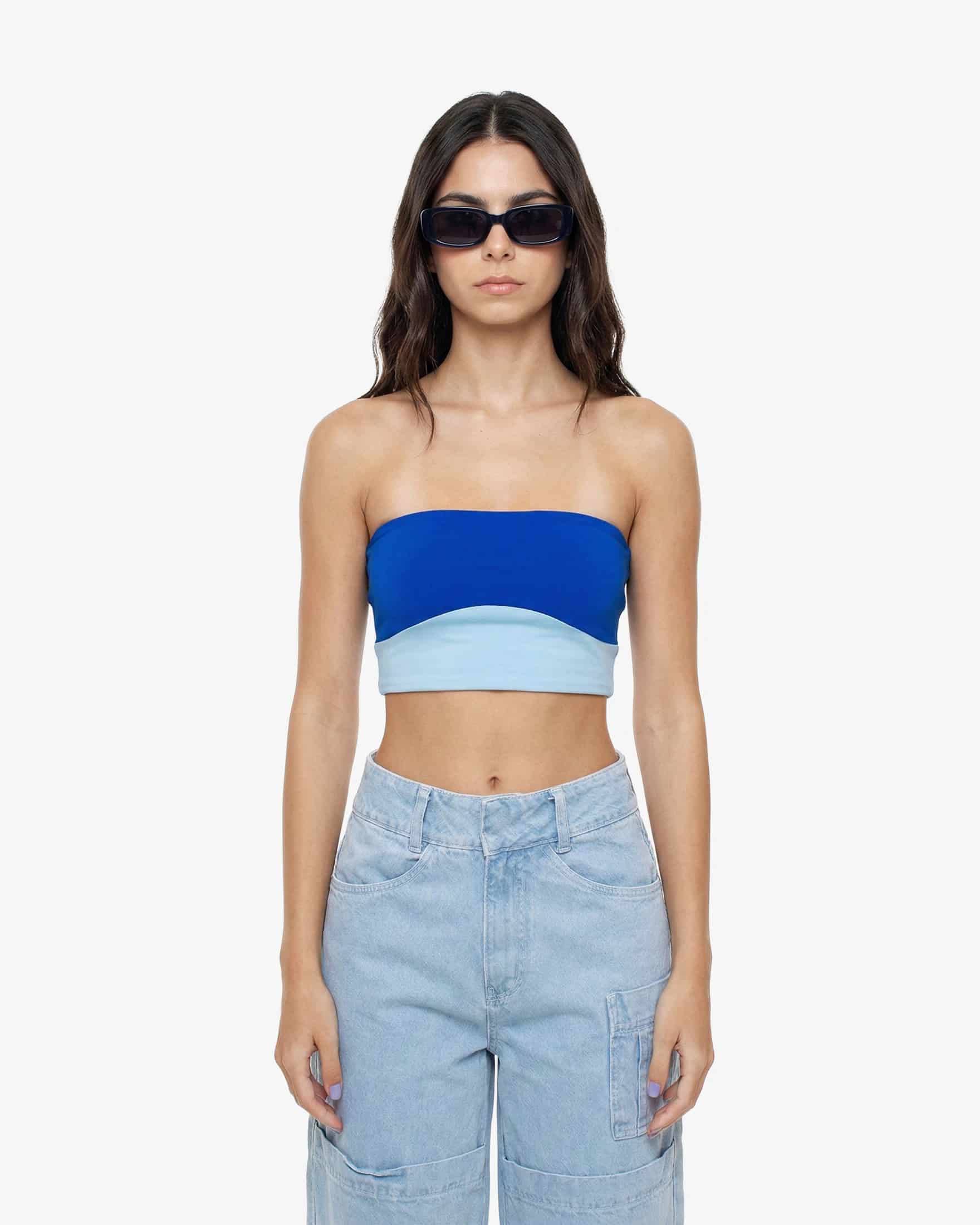 Top Contrastes - Pacific Blue - miniatura 1