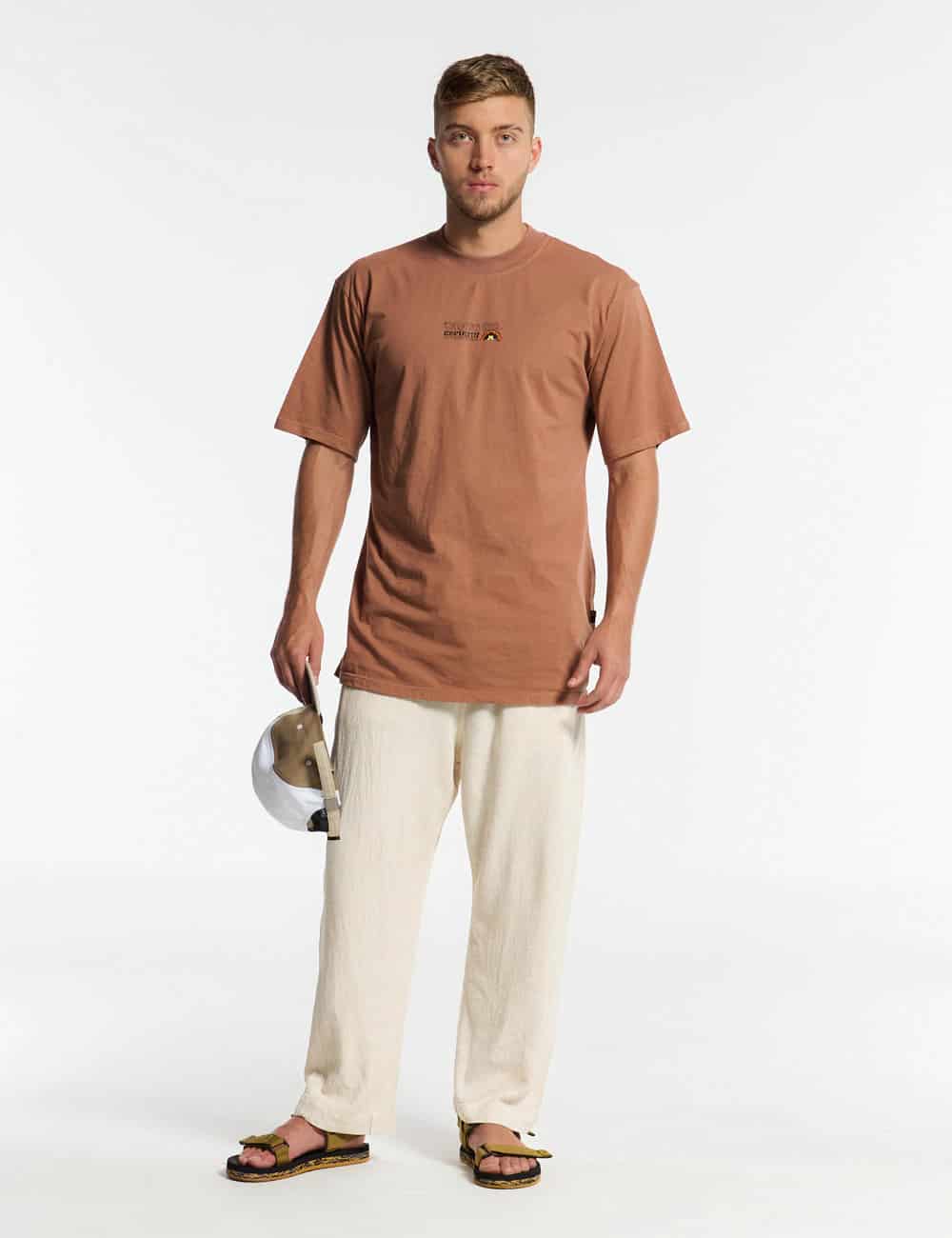 Camiseta oversize Rao marron - miniatura 3