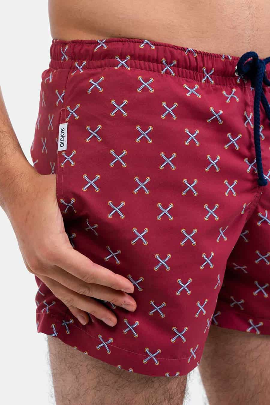 Men's string swim trunk bordeos - miniatura 2