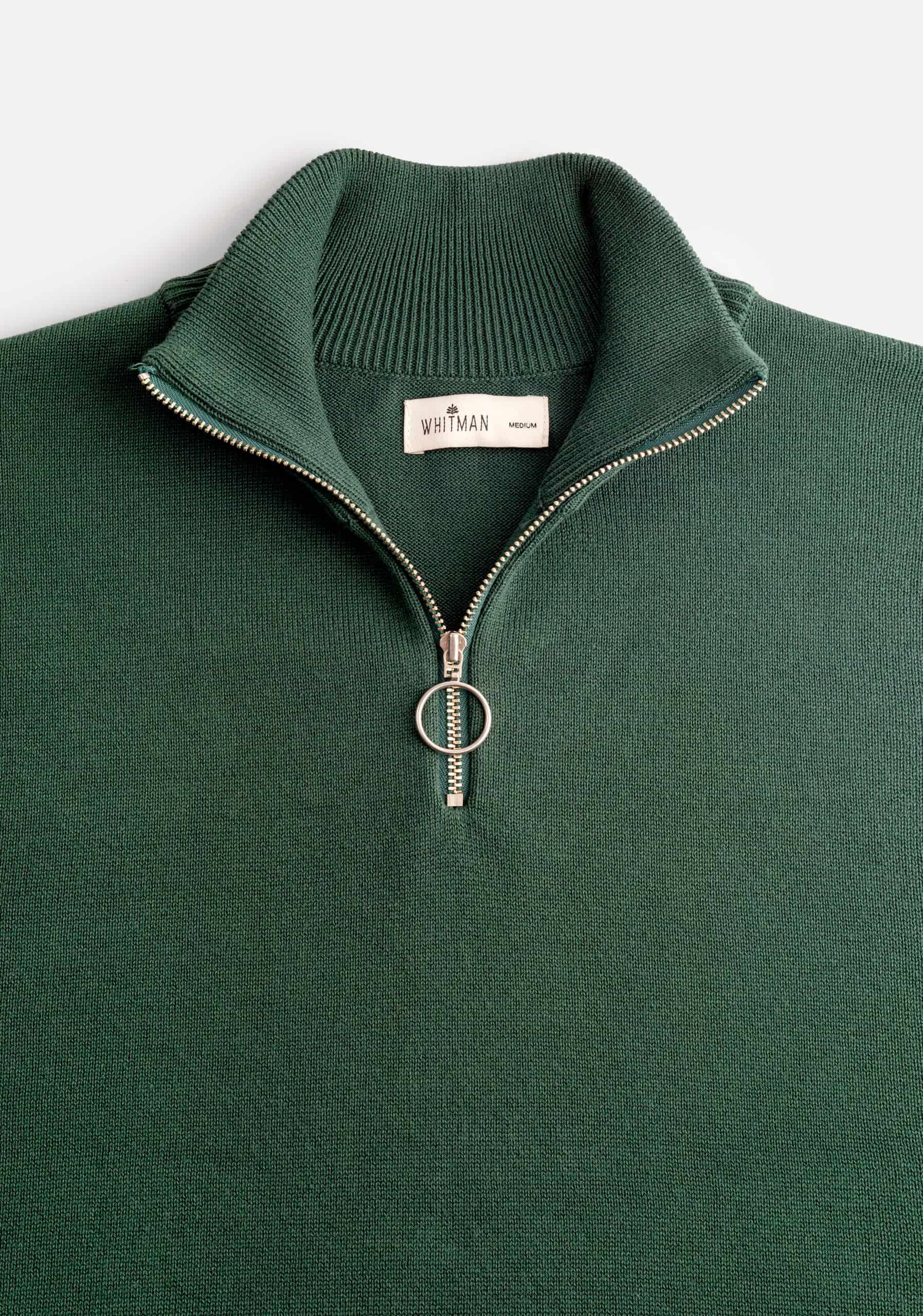 Saco H Prescolt Half Zip Verde Bot - miniatura 3