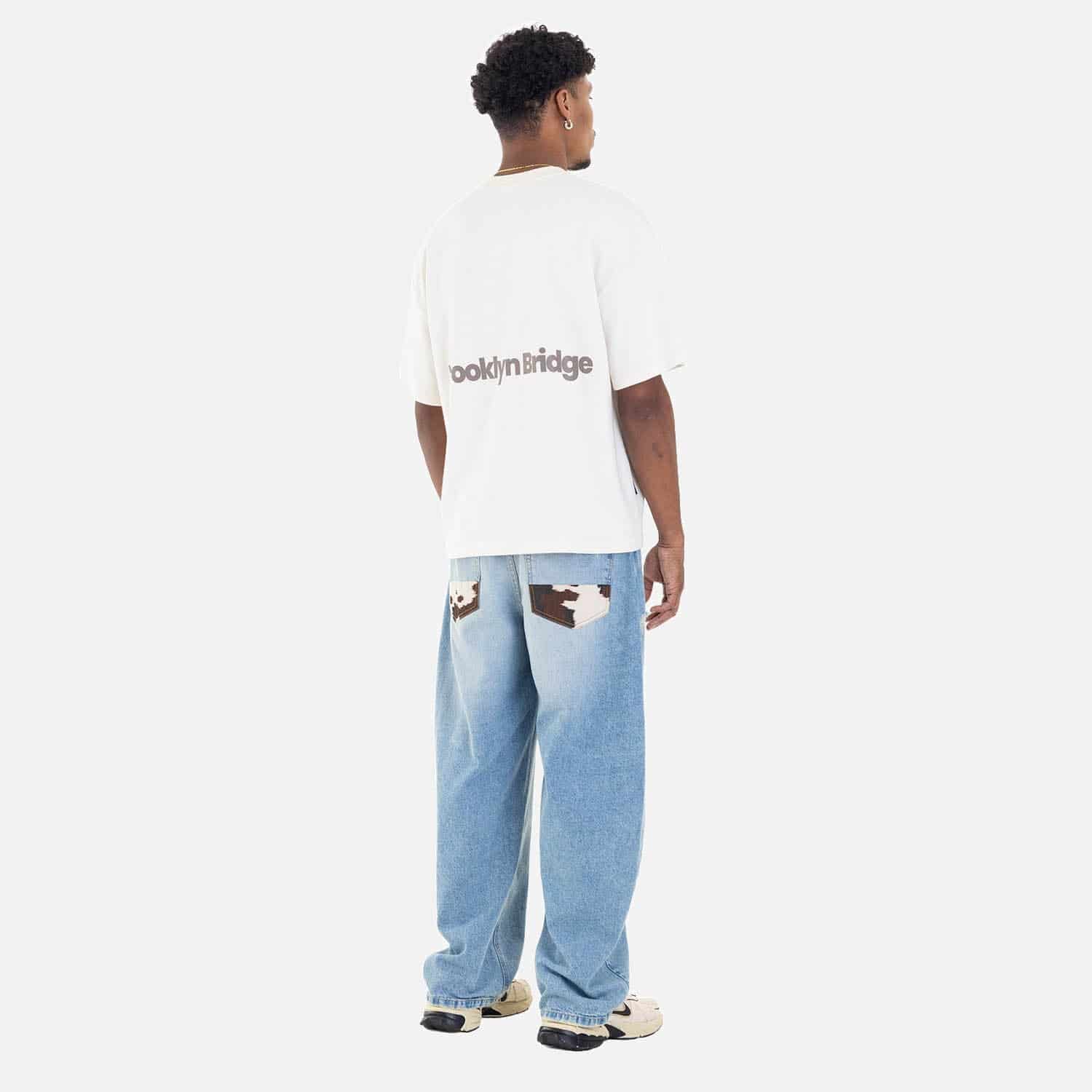 Cow Barrel Fit Denim Light Blue - miniatura 2