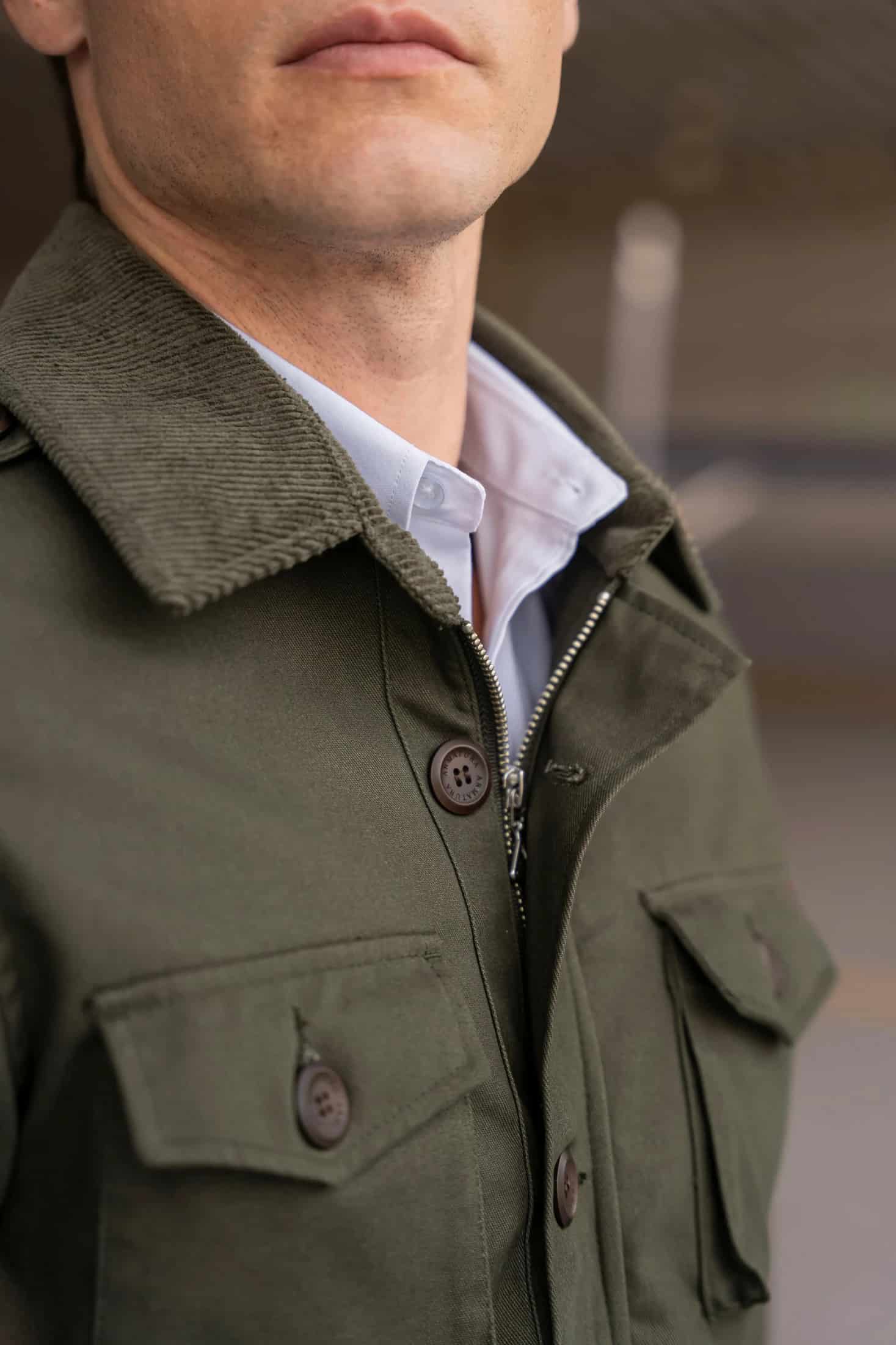 Chaqueta Atlas Hombre Verde Militar - miniatura 4