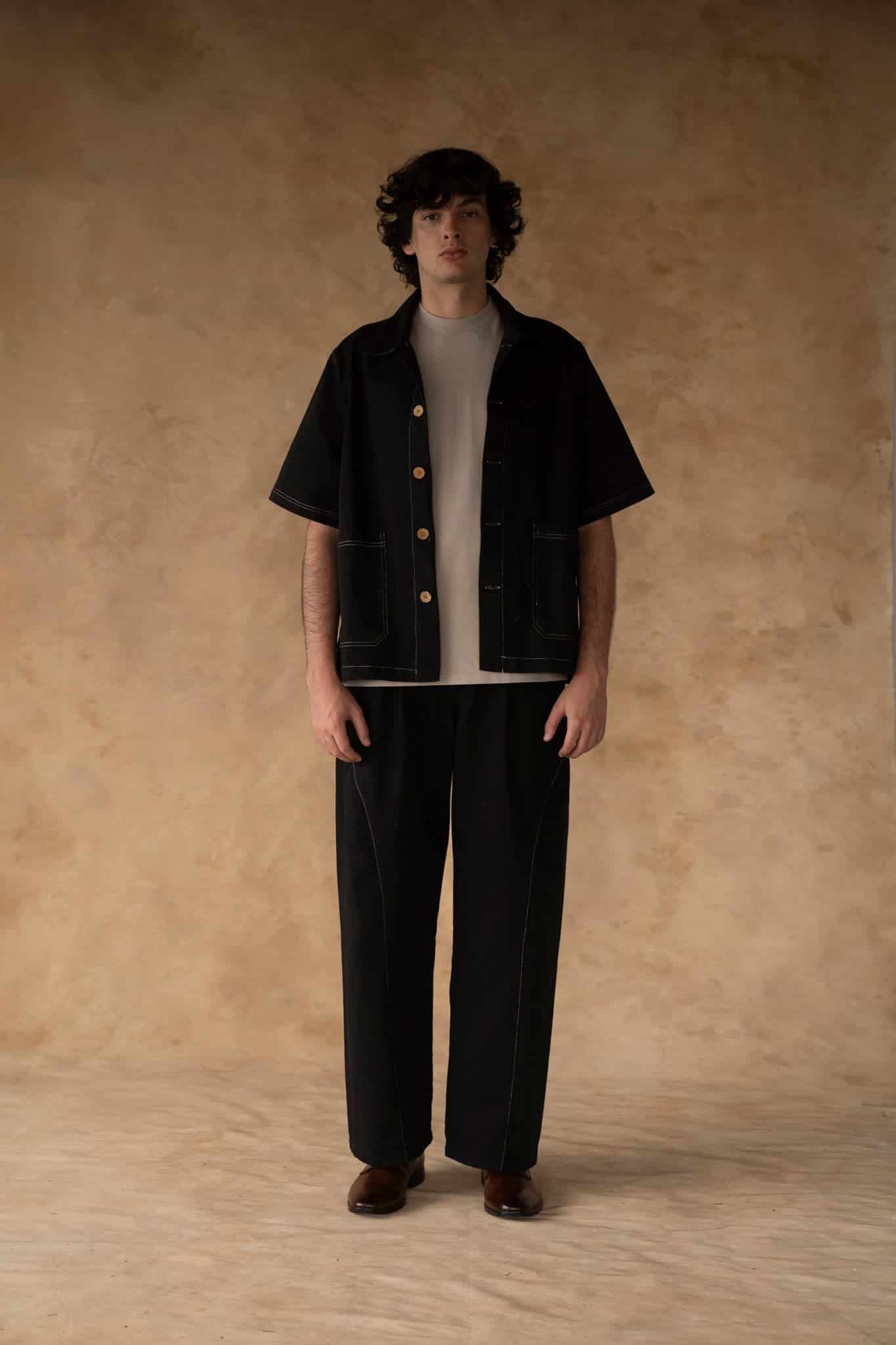 Camisa veranera negra - miniatura 4