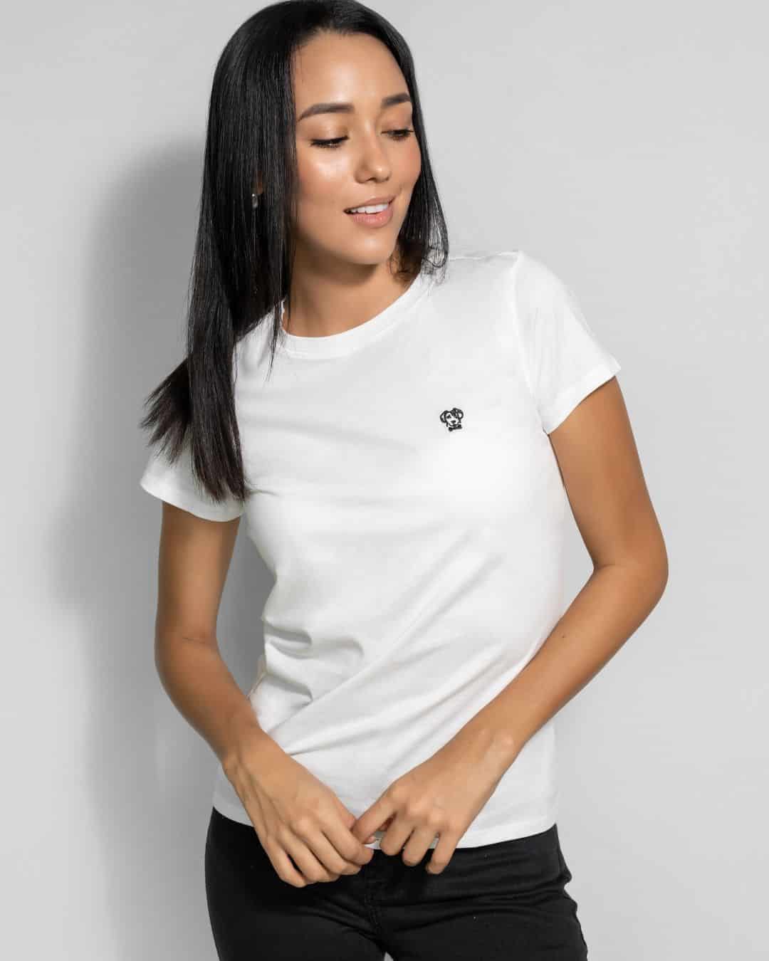 Camiseta Antimanchas de Mujer Blanca - miniatura 1