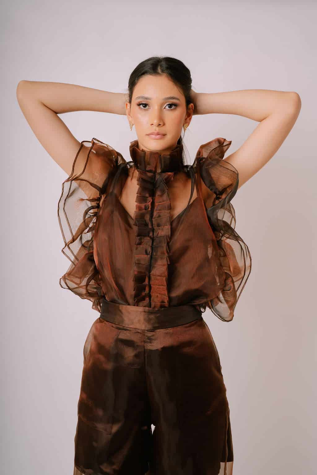 Organza Ruffle top - miniatura 2