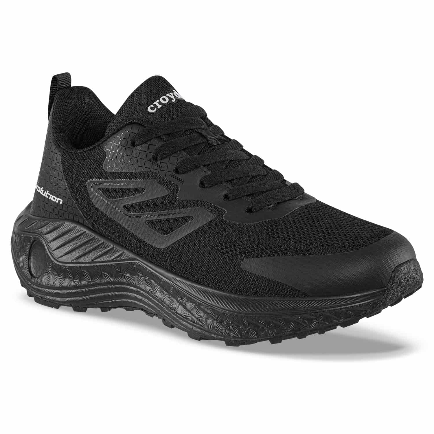 Tenis Running Oliban Negro-Negro Croydon para Hombre - miniatura 1