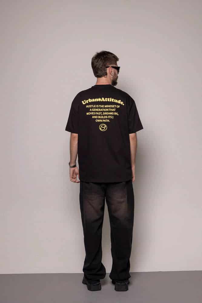 Camiseta Urban Attitude 87/27-Negra - miniatura 4