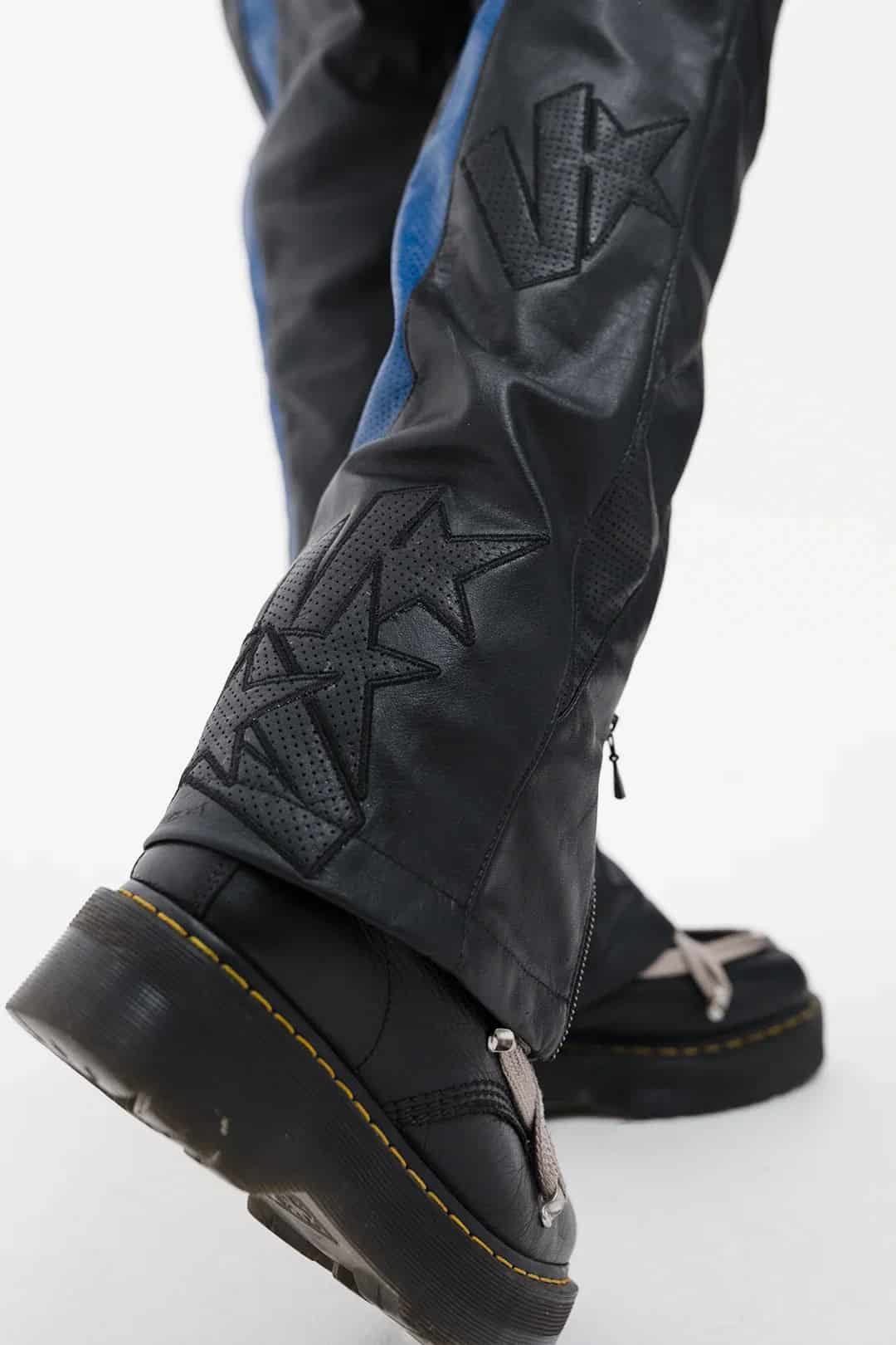VENENO PANTALON CUERO BIKER GO FASTER - miniatura 13