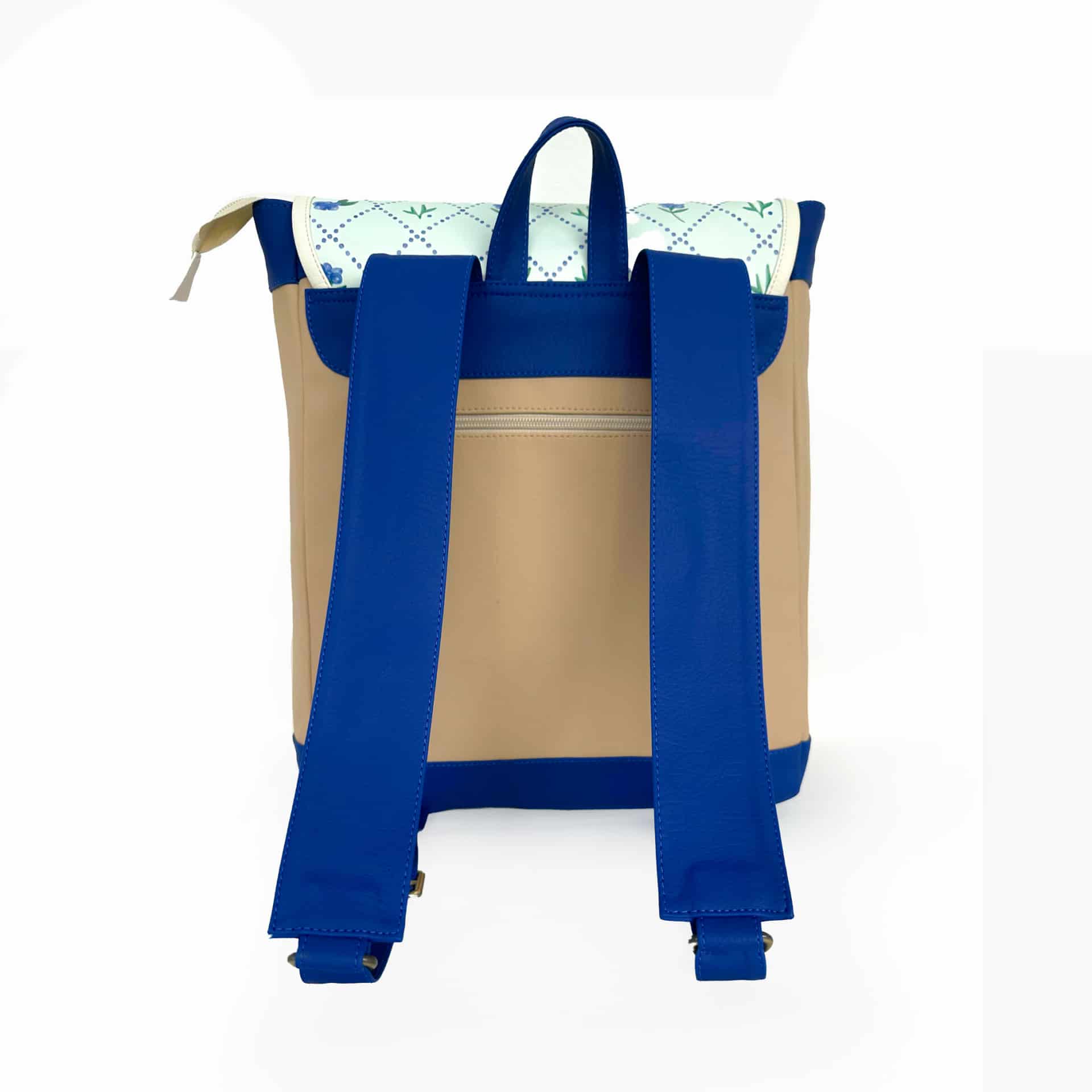 Morral Para PC Azul Con Beige Dessert Time - miniatura 3