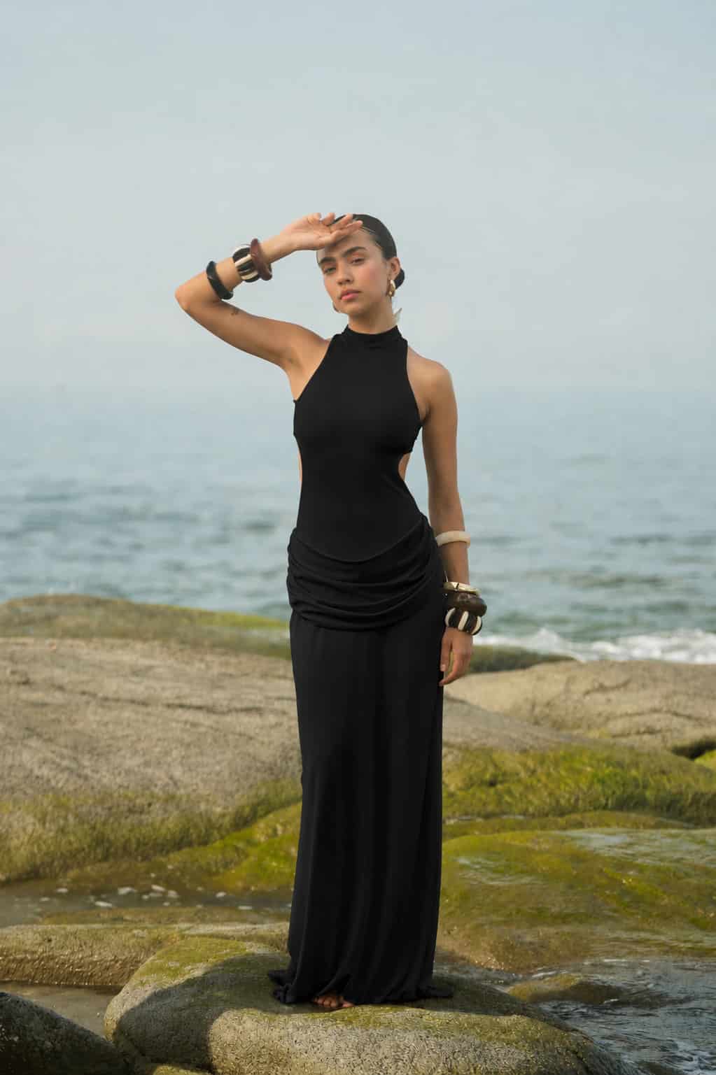 ARIEL DRESS - BLACK - miniatura 1