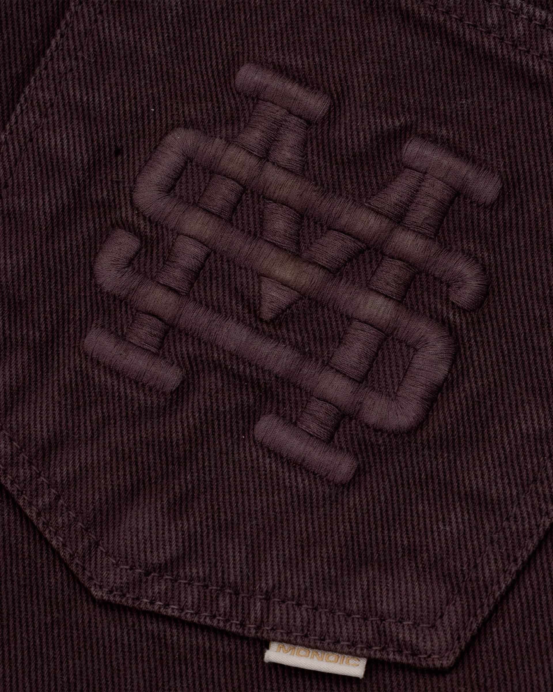 Pocket Straight Pants – Burgundy - miniatura 6