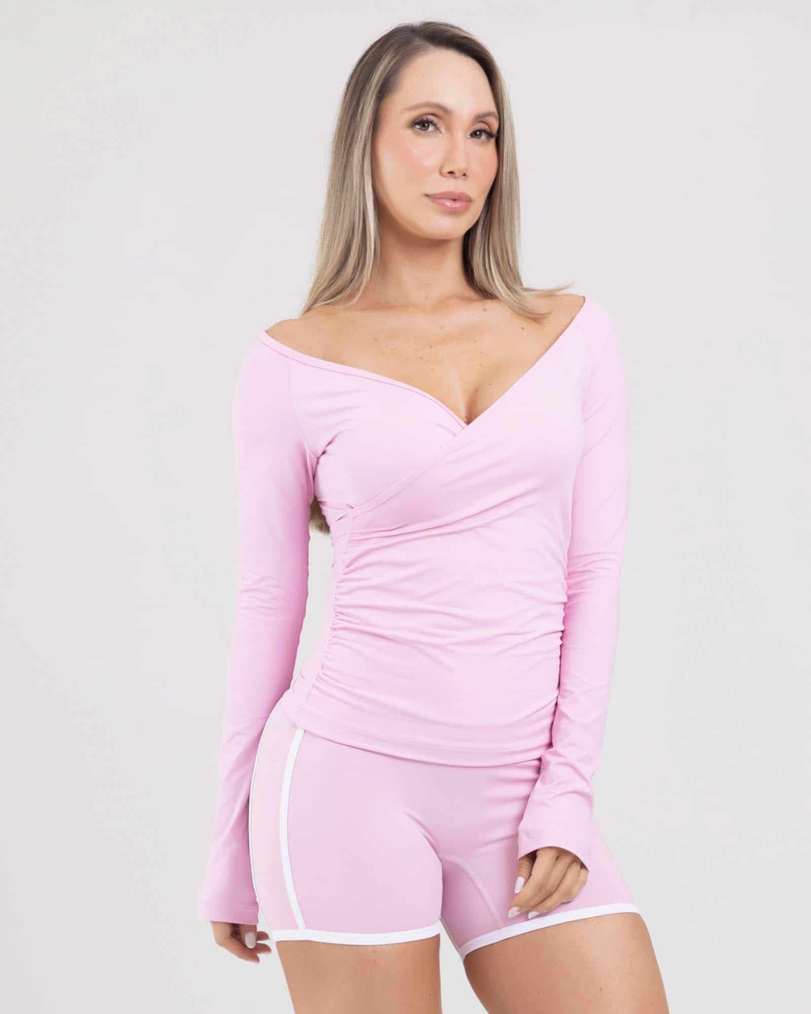 Blusa flow ease rosado orchid dolce FIBER - miniatura 2