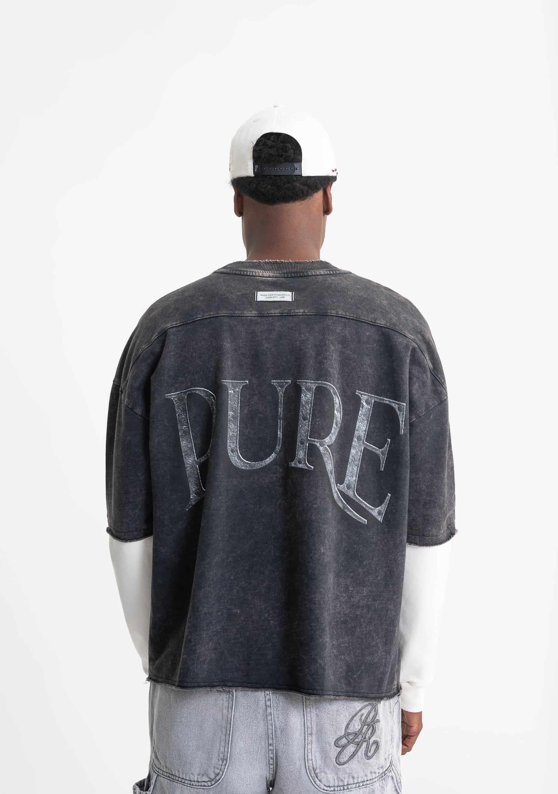 Rustic black Long sleeve t-shirt - miniatura 3