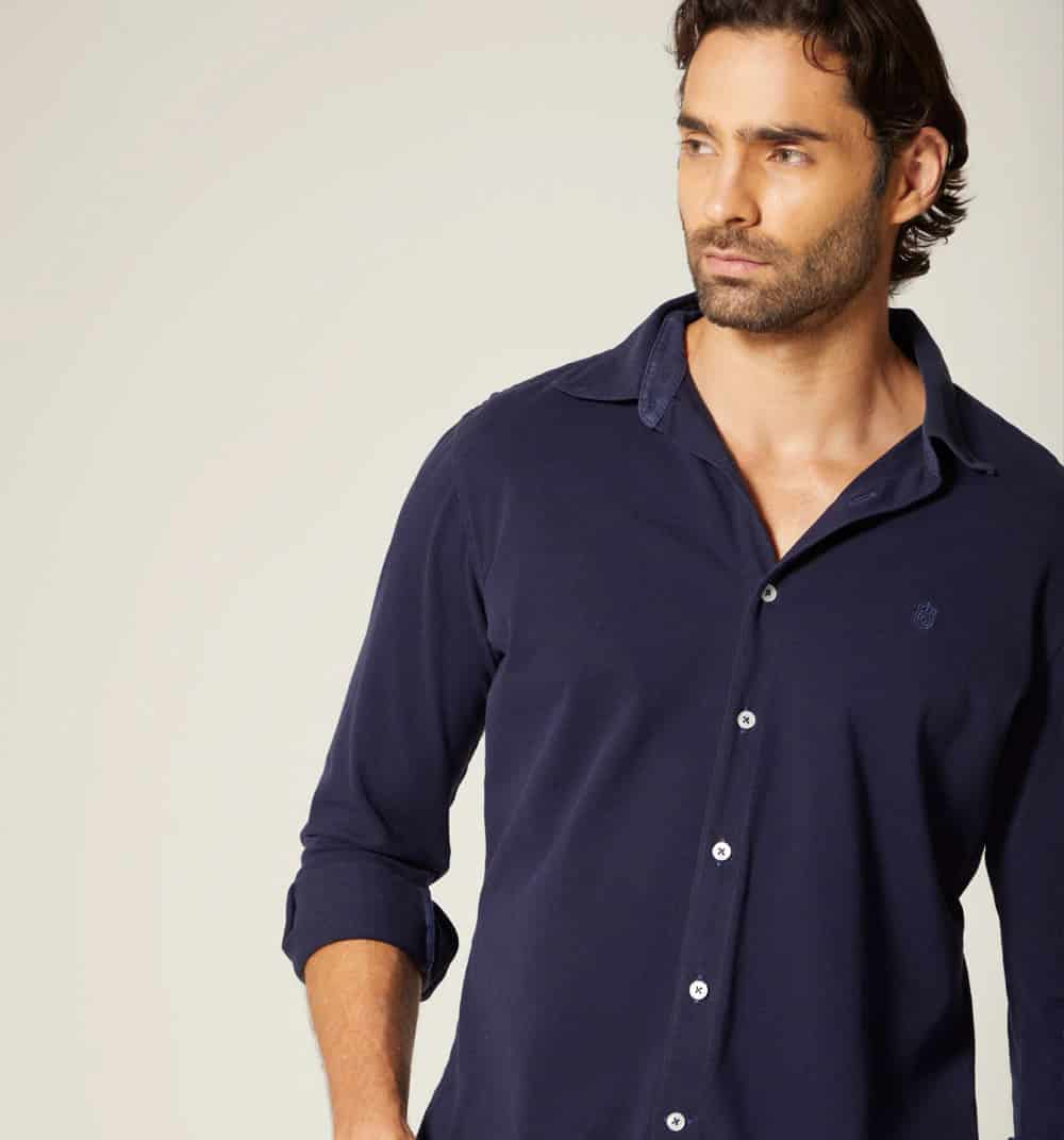 Camisa para hombre tipo piqué - miniatura 2