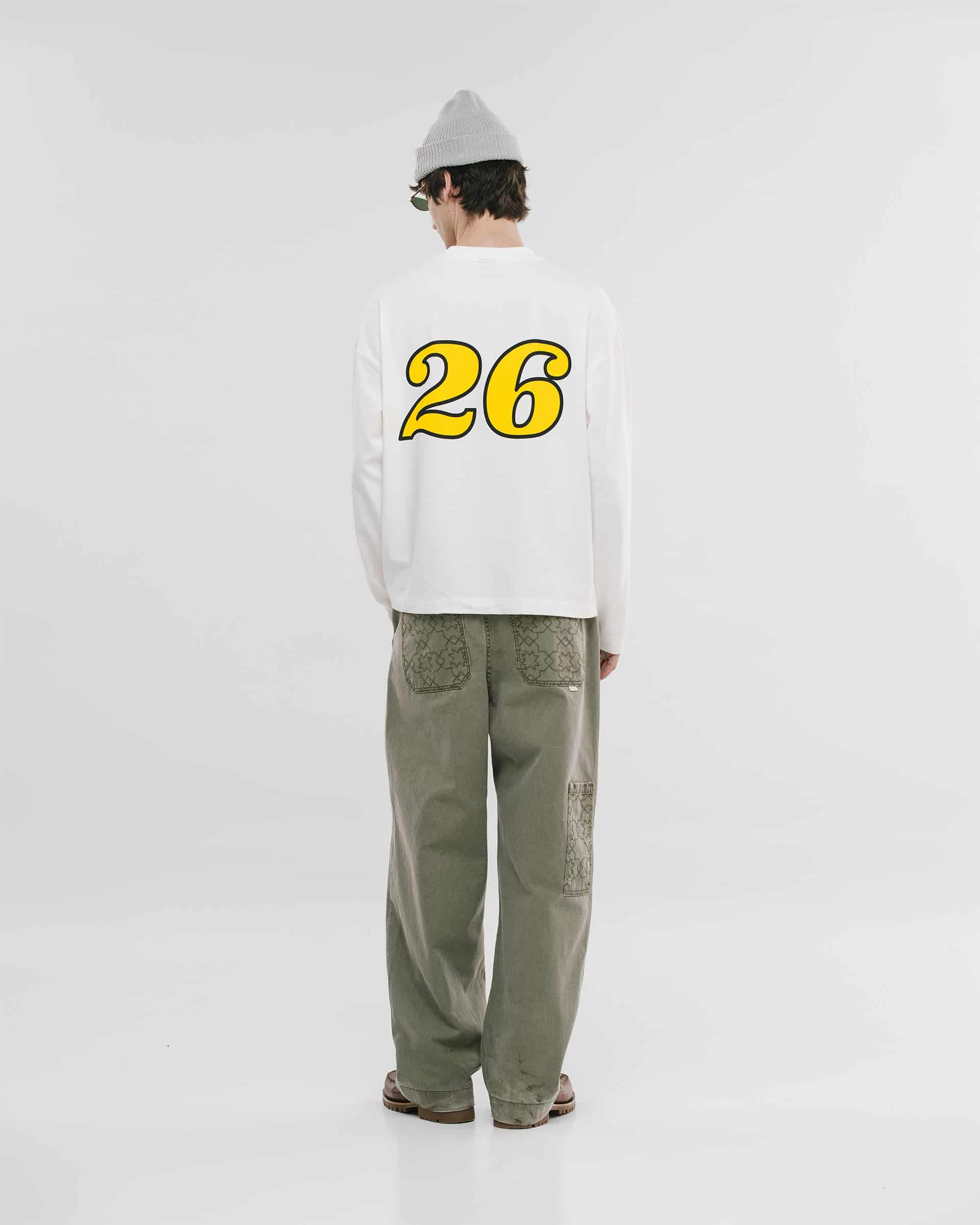 Camiseta Boxy Fit Long-Sleeve 26 - Cloud Dancer (Exclusive) - miniatura 3