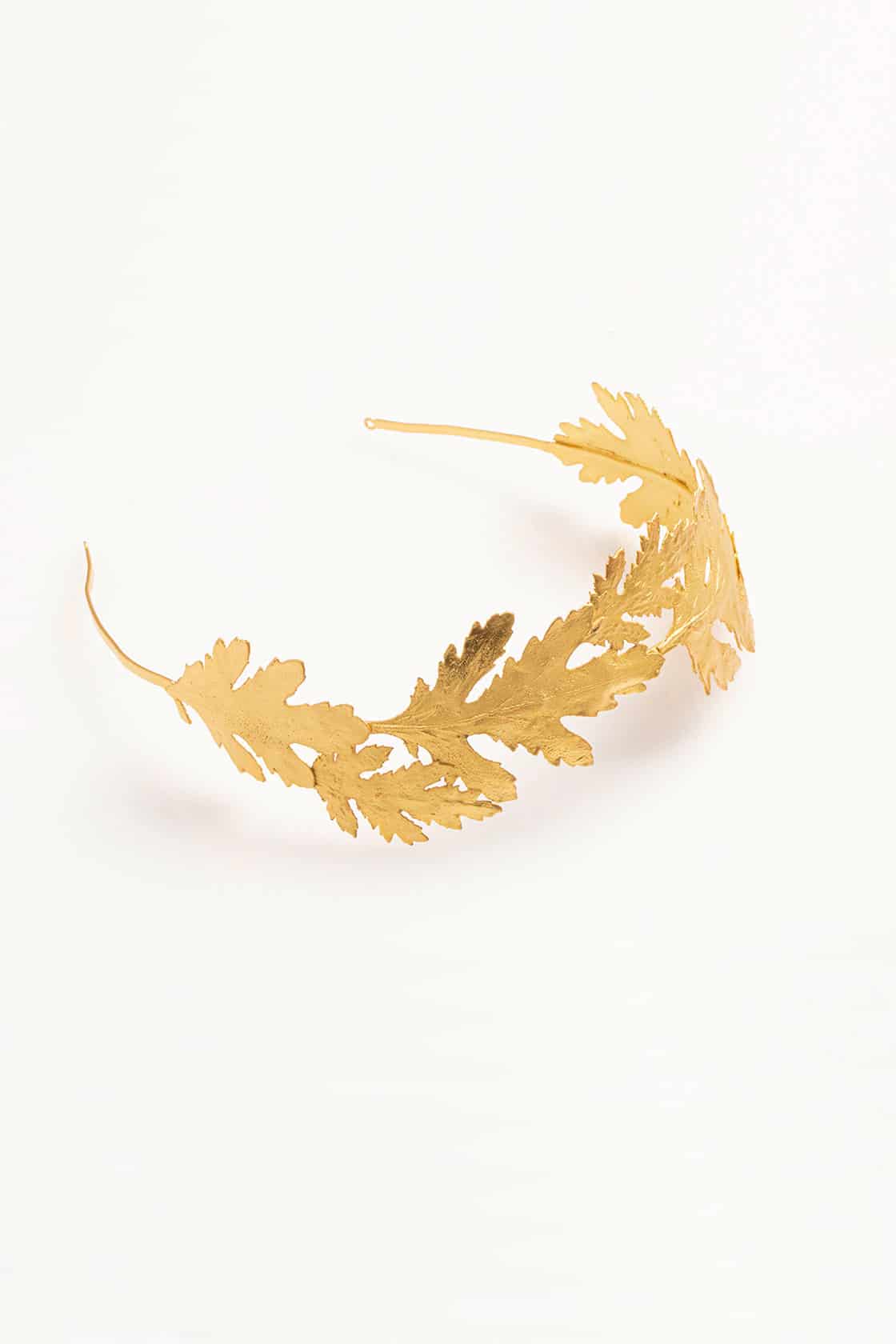 CHRYSANTHEMUS LEAVES HEADBAND - miniatura 1
