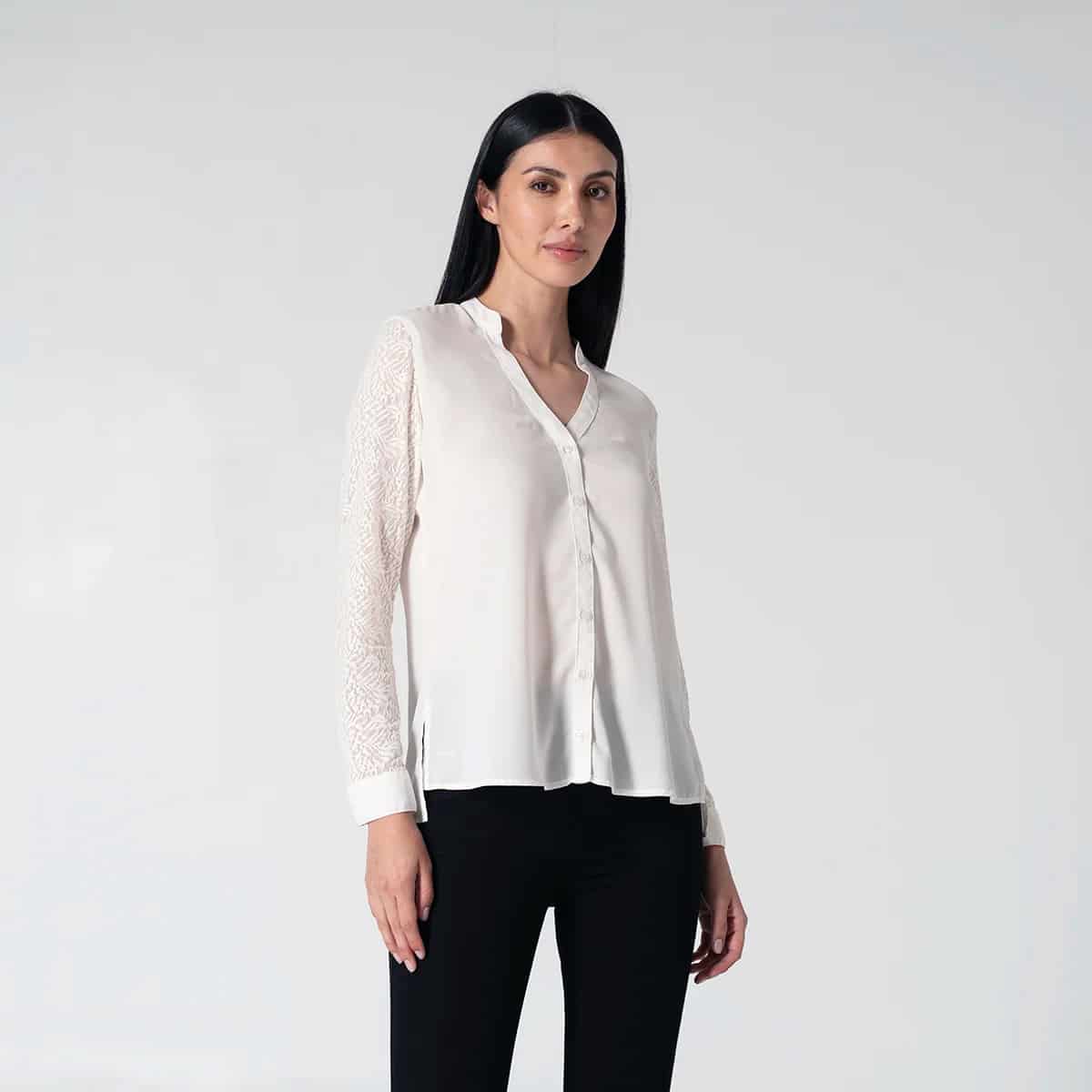 Blusa Formal Regular Yango - miniatura 1
