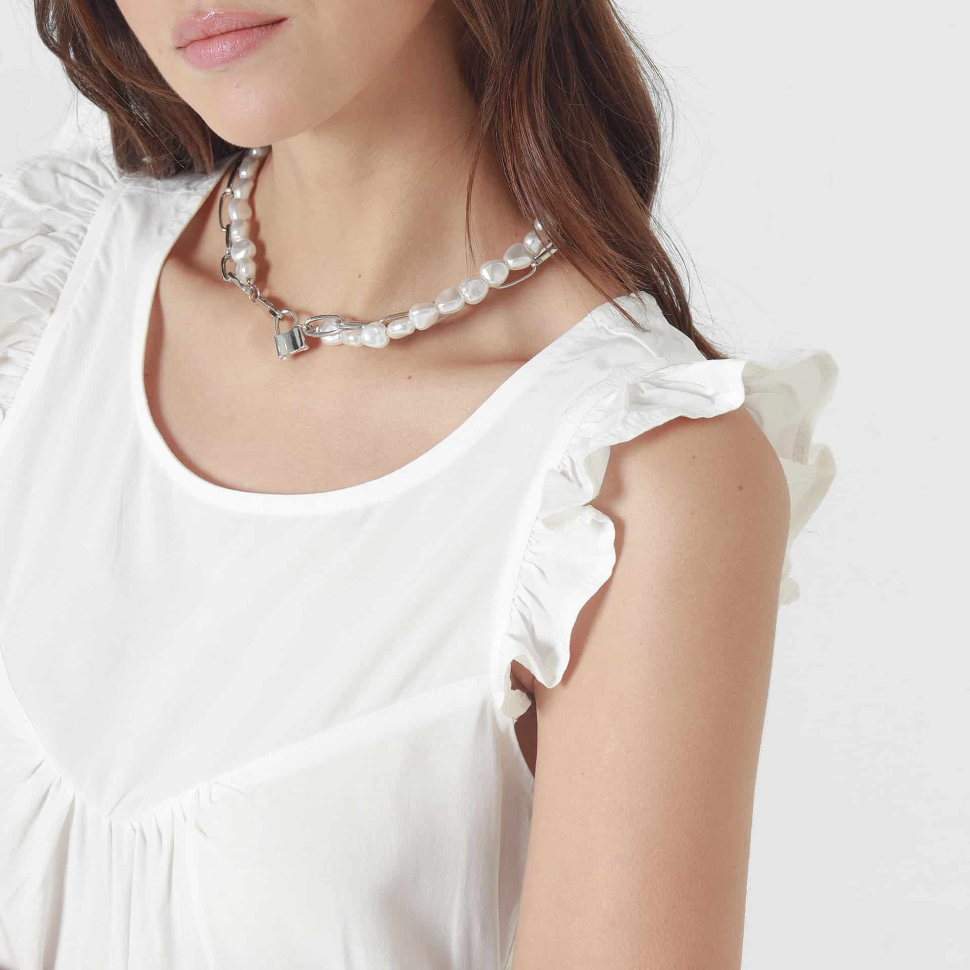 Blusa Cuello Redondo Manga Sisa - miniatura 5