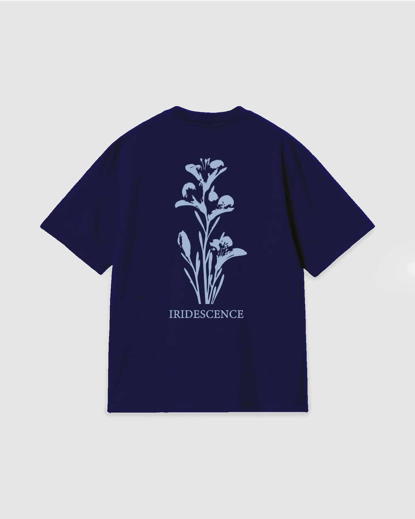 Oversized T Shirt Iridescence Sky Blue - miniatura 2