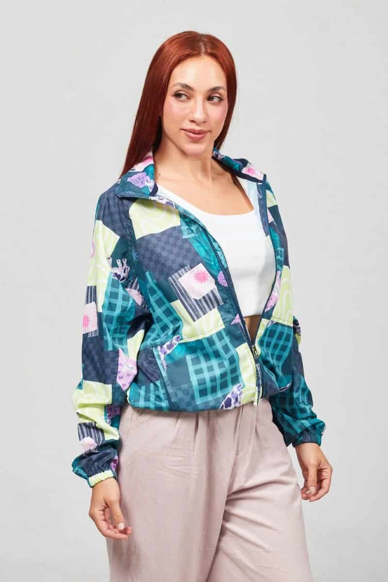 Chaqueta Rompevientos Verde Ensueños - miniatura 1
