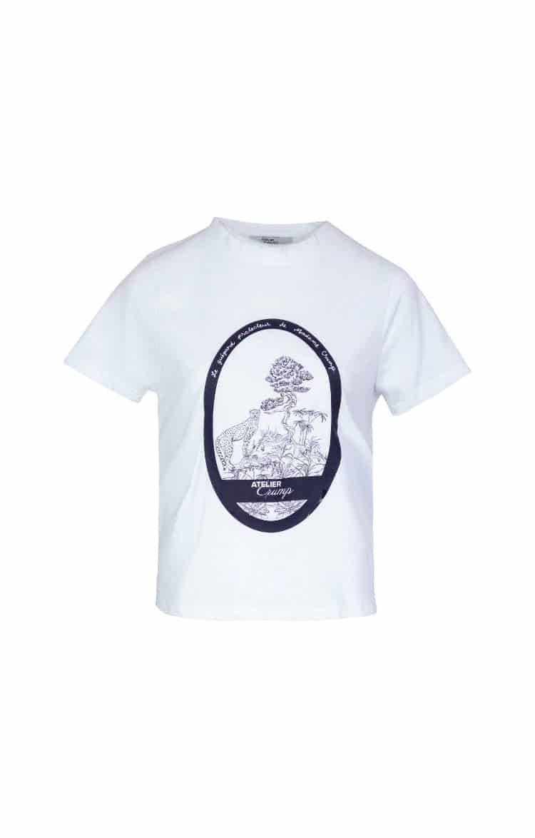 T-shirt safari azul - miniatura 1