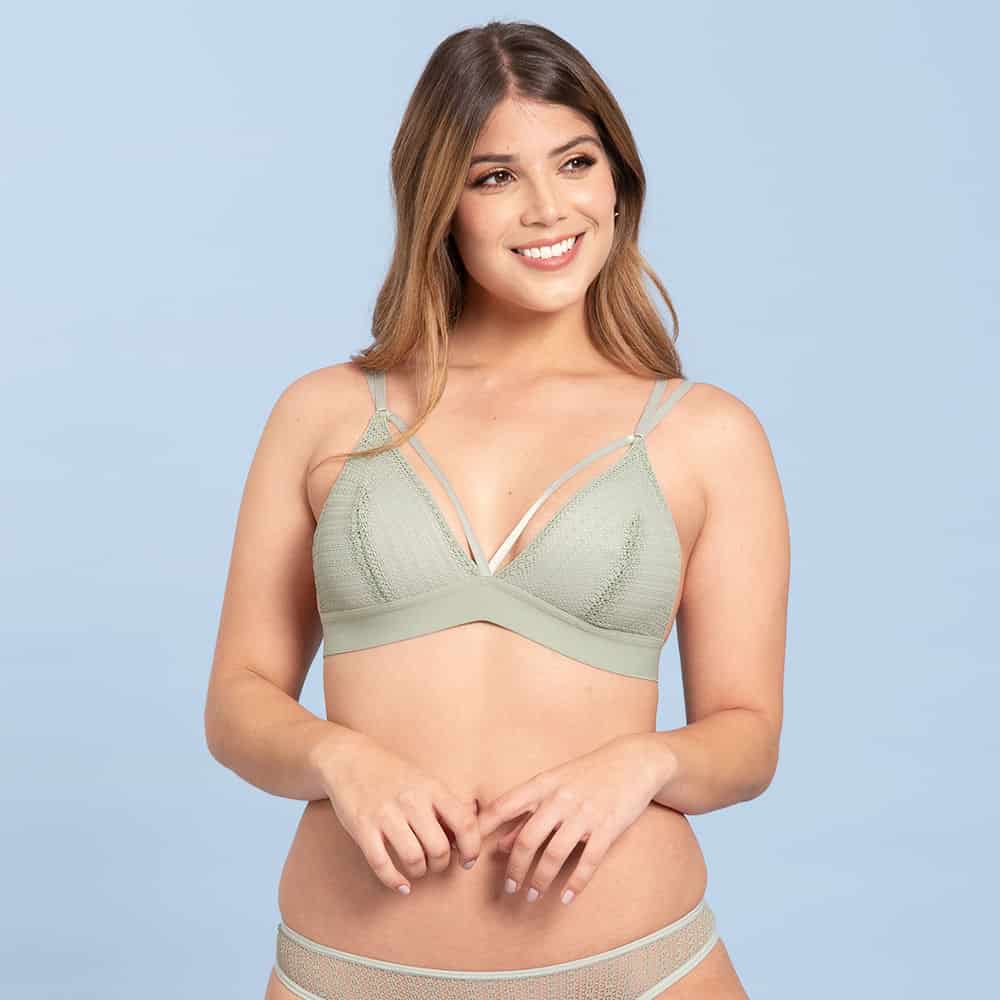 Bralette triangular y con sesgos - miniatura 5
