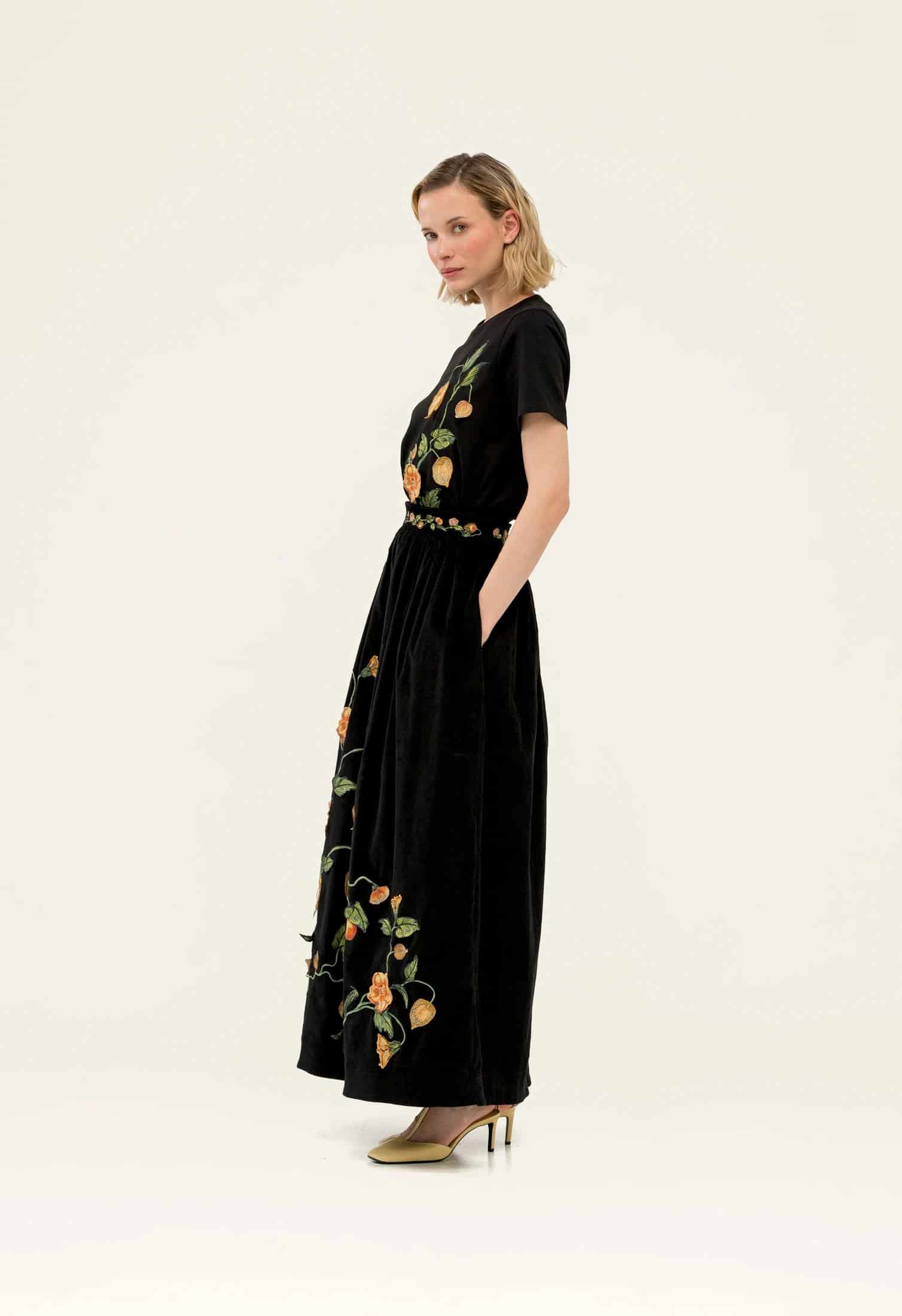 Tangelo Uchuva Maxi Skirt - miniatura 1