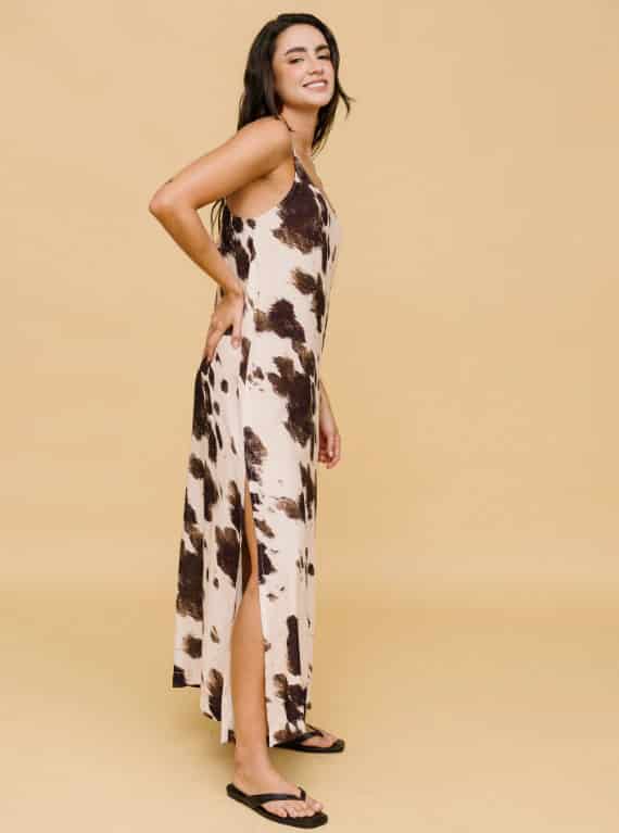 VESTIDO PRINT VACA - miniatura 3