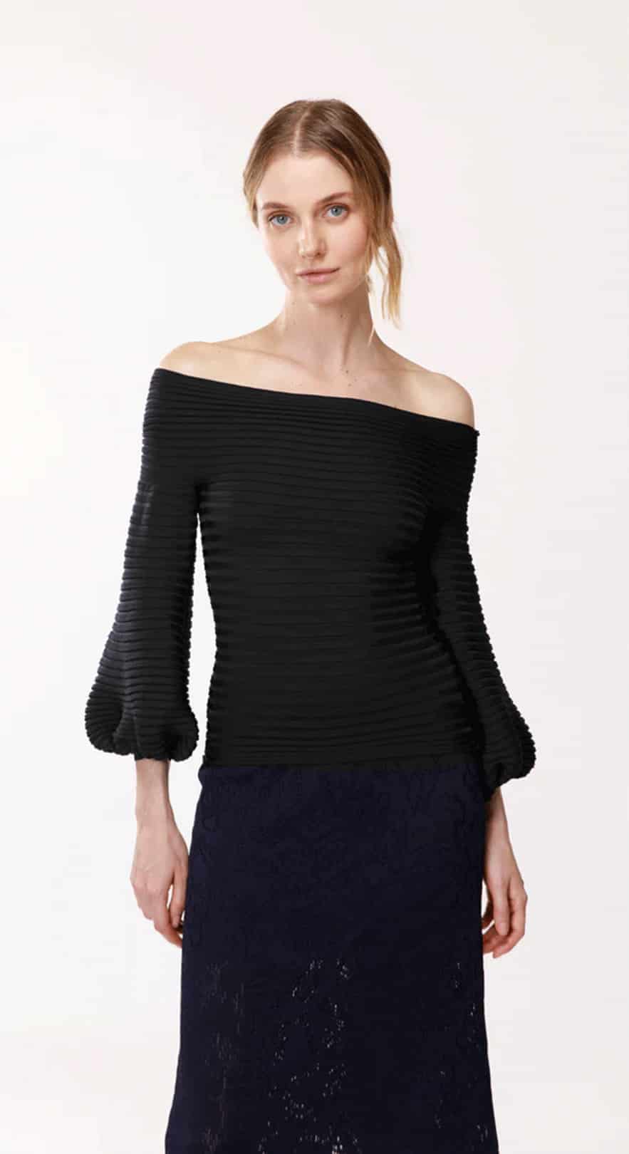Conde Ribbed Blouse - miniatura 55
