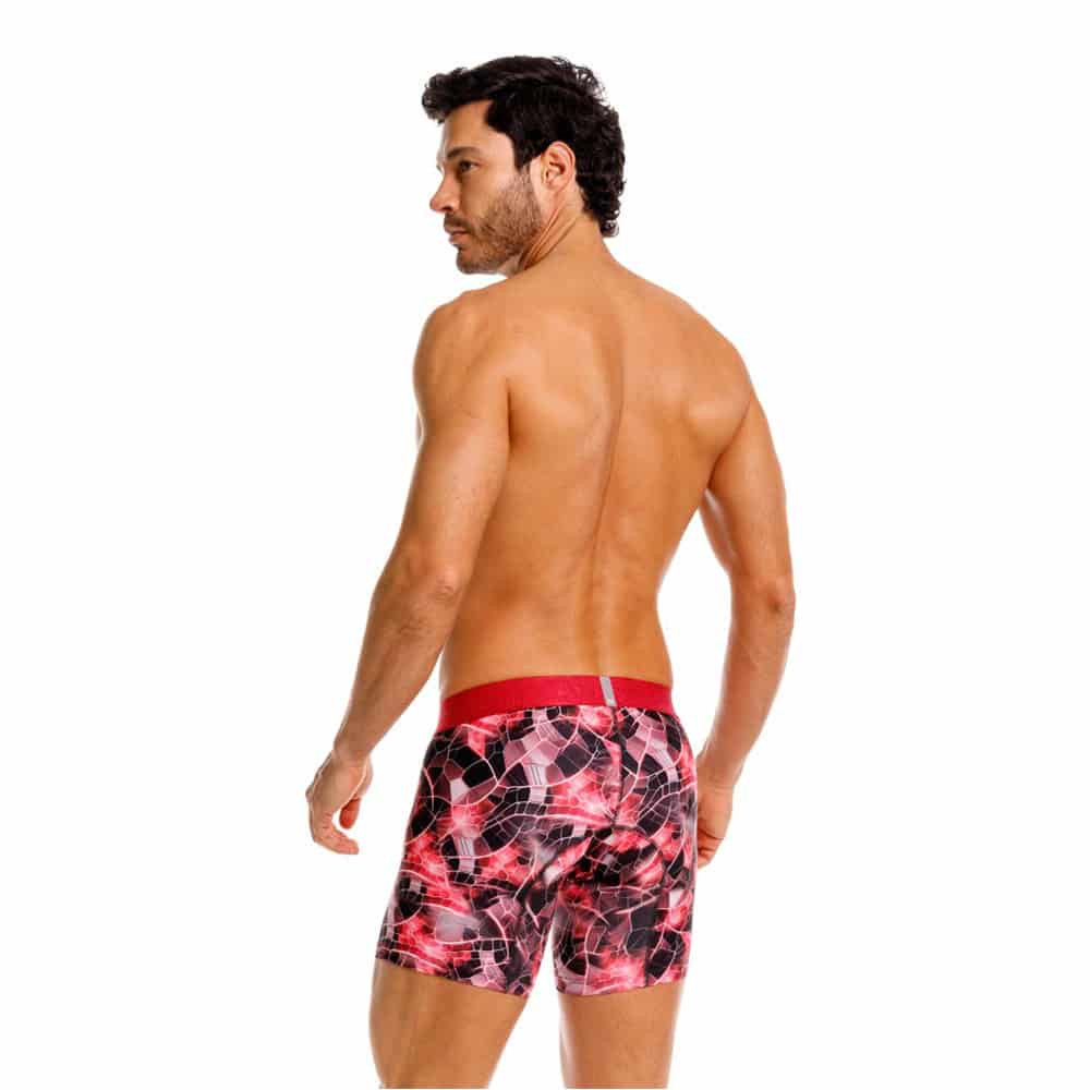 BOXER MEDIO GARNET ROJO - miniatura 6