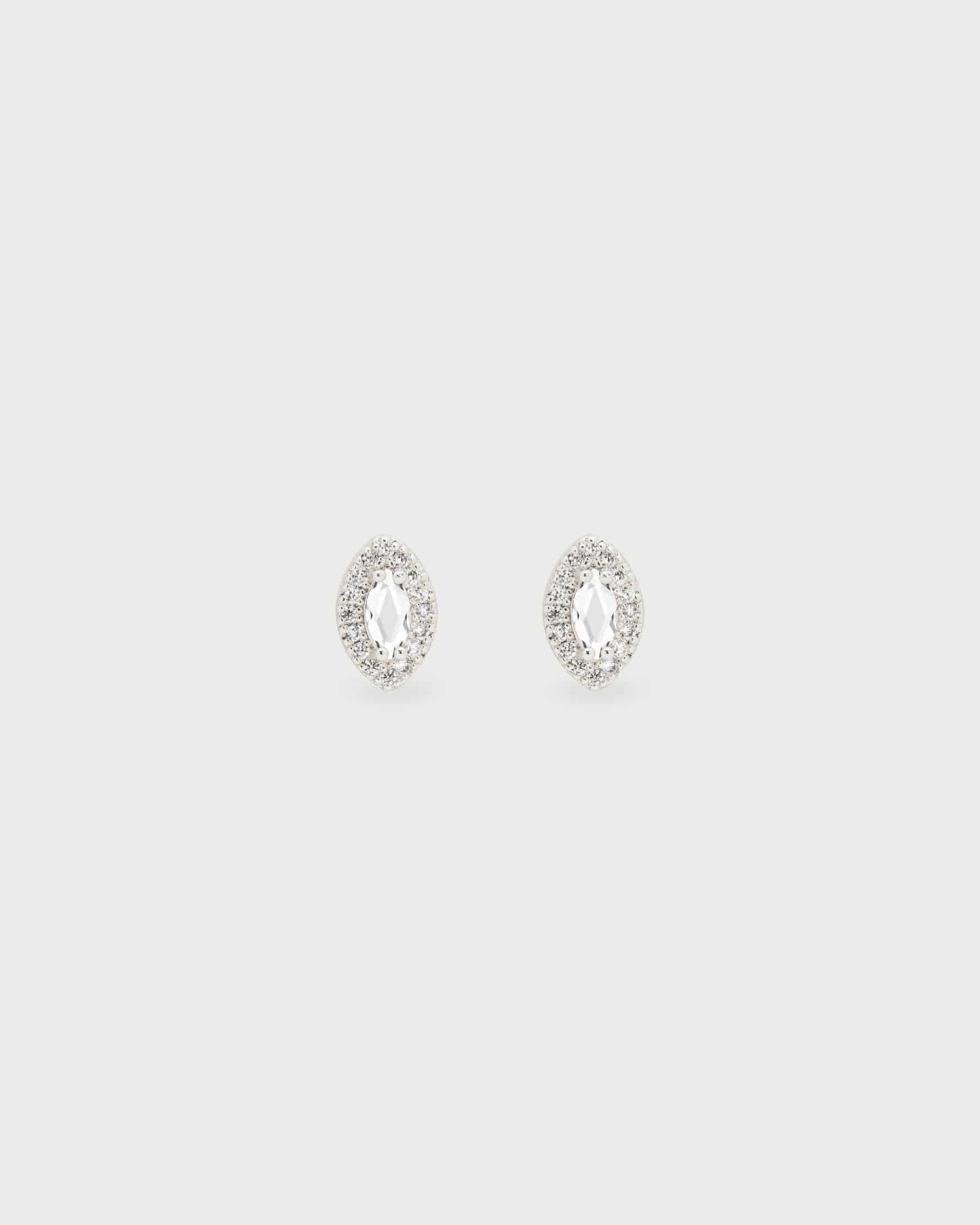 Aretes Oval Cristales - miniatura 2