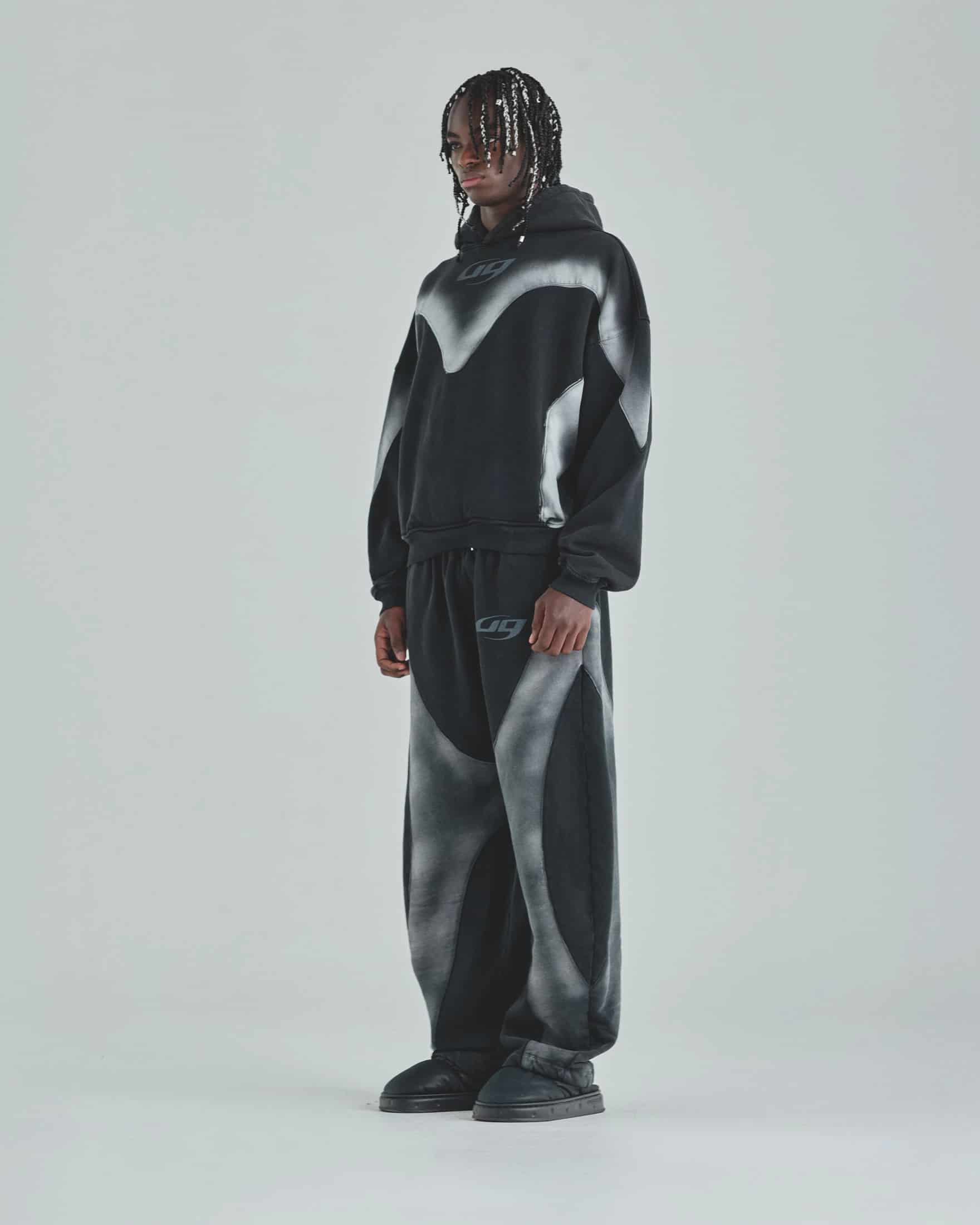 Act 1 UG Boxy Fit Hoodie Sandblast Black - miniatura 5