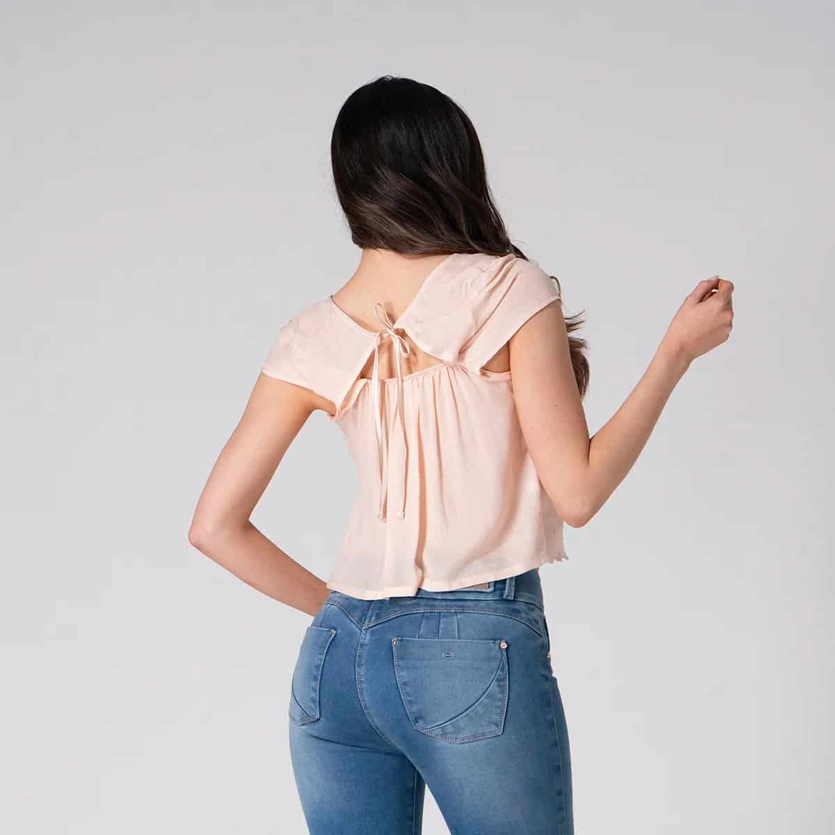 Blusa Slim Cuello Redondo Marie - miniatura 4
