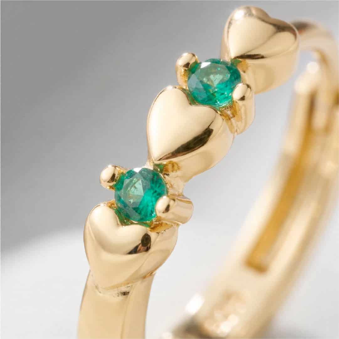 Aretes Dream Esmeralda - miniatura 3