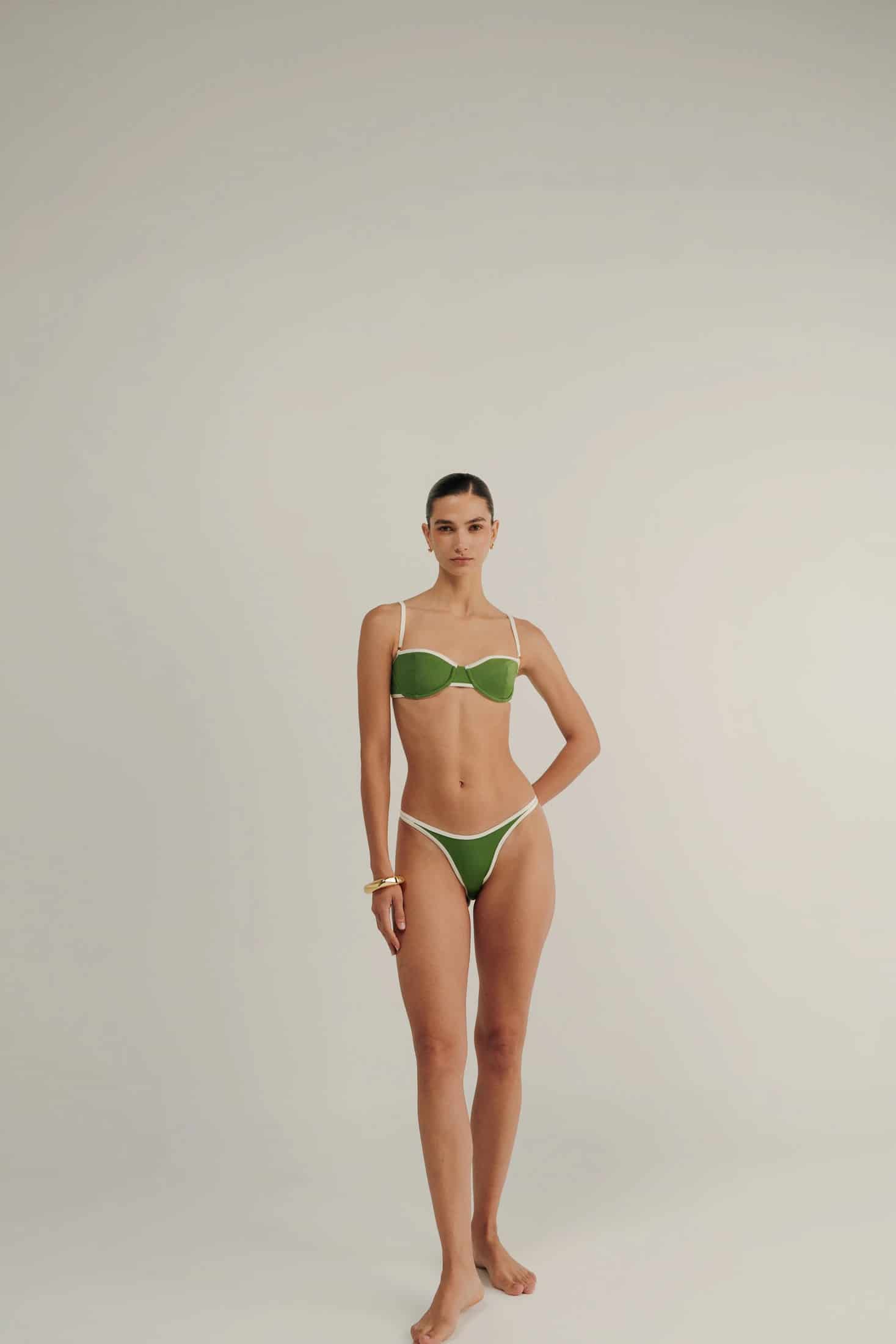 PICOS DE LA SIERRA BIKINI TOP - ALGAE GREEN - miniatura 1