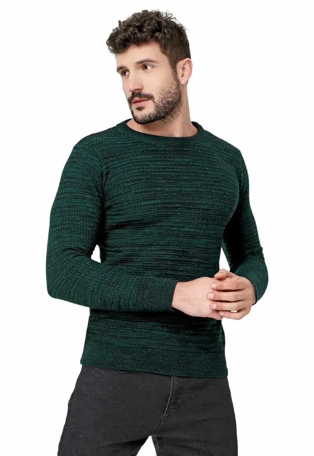 Buzo Cuello Redondo Tejido Lazo Matizado - miniatura 4