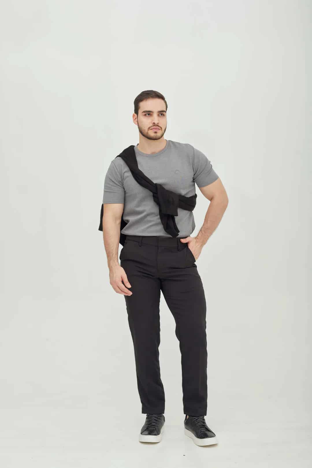 T-Shirt Gris Jaspe - miniatura 7