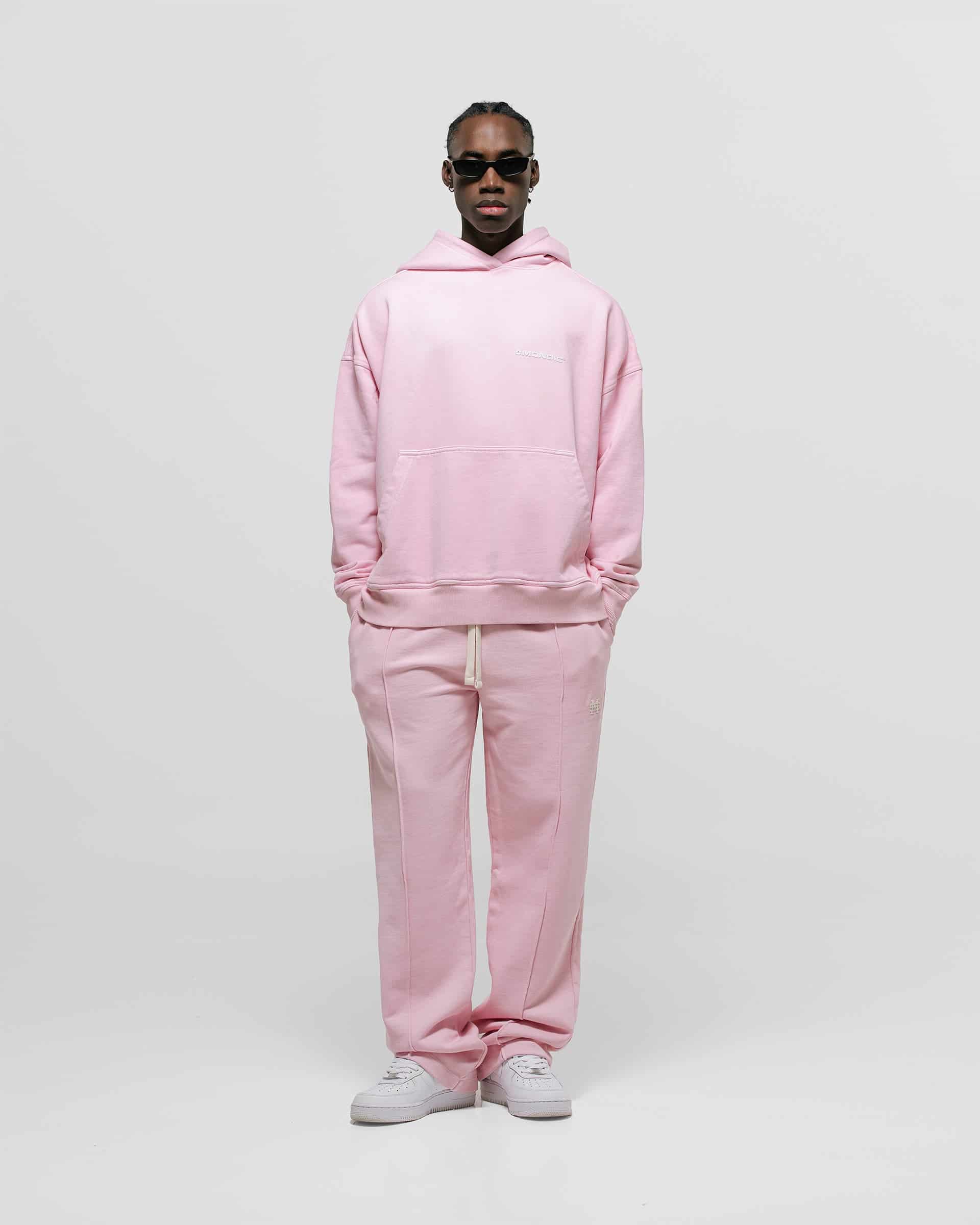 Hoodie Oversized Básico V3 - Rosado Pastel - miniatura 3