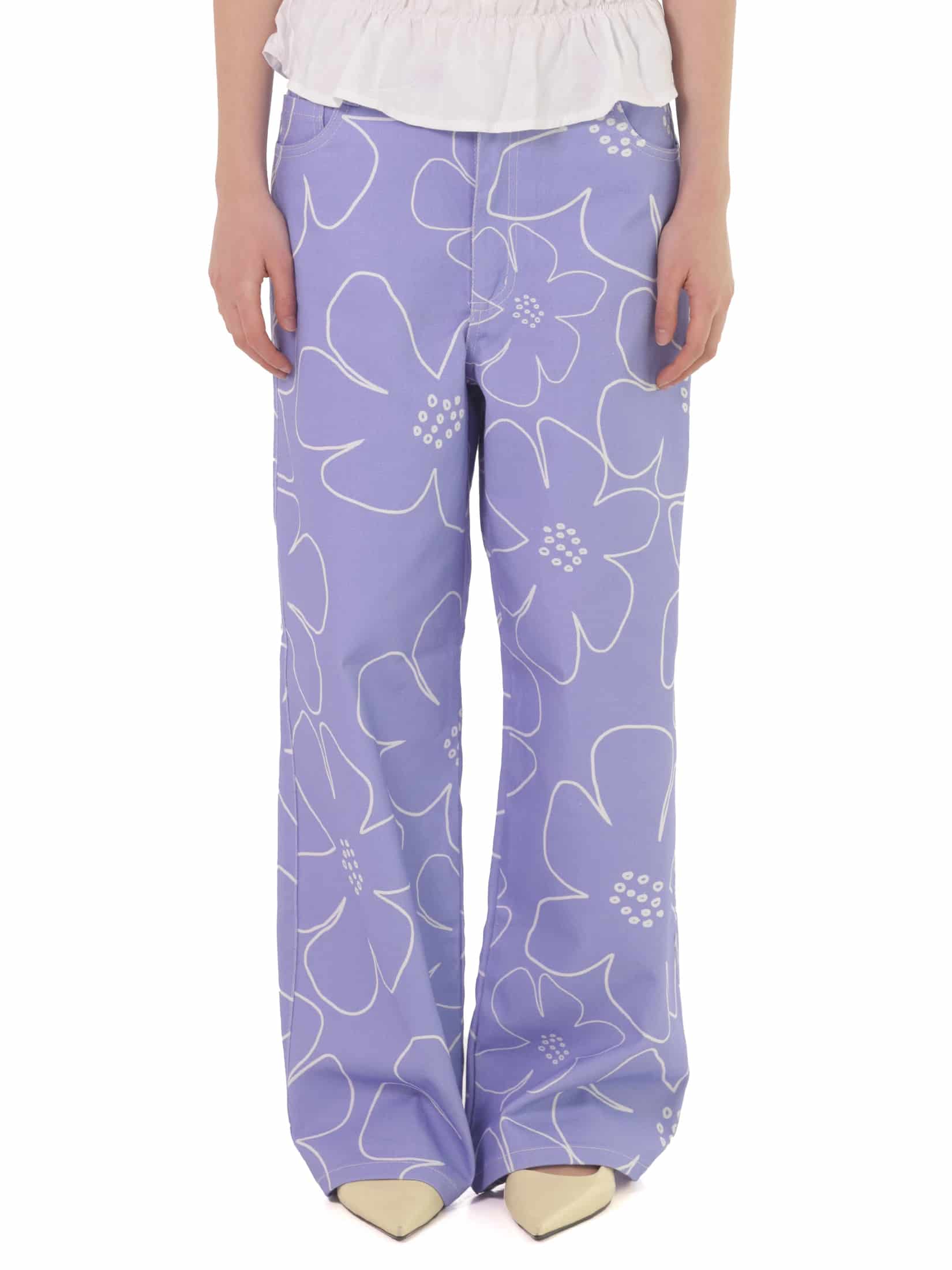 Pantalón Gótico Florentino Morado - miniatura 1