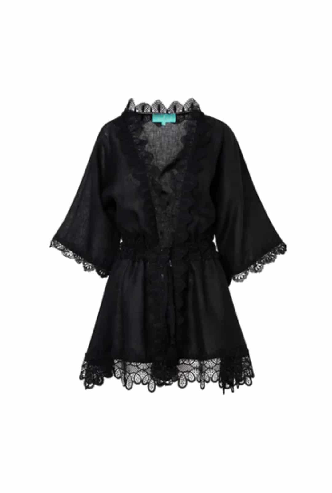 GABRIELLA KIMONO BLACK - miniatura 4