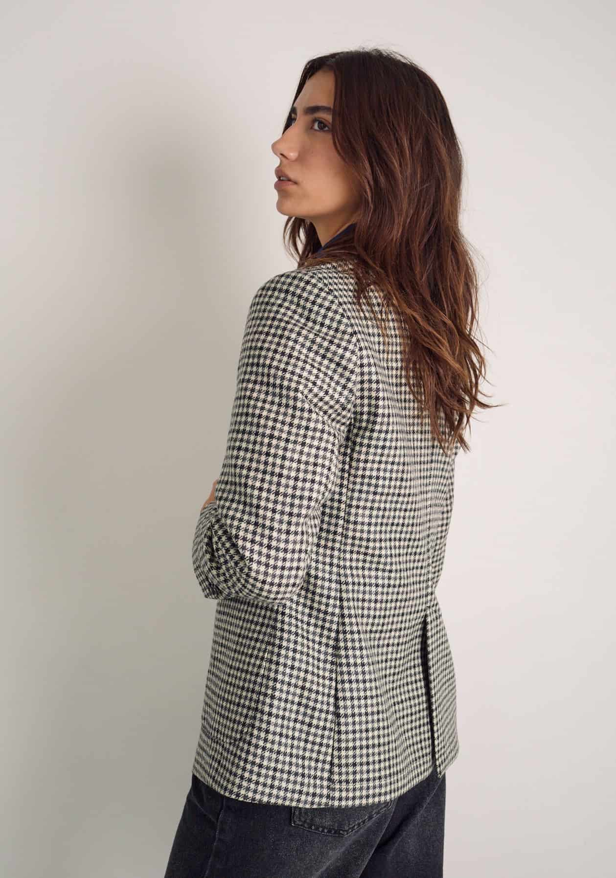 Blazer M Agatha Gallineto Marfil-Negro - miniatura 6