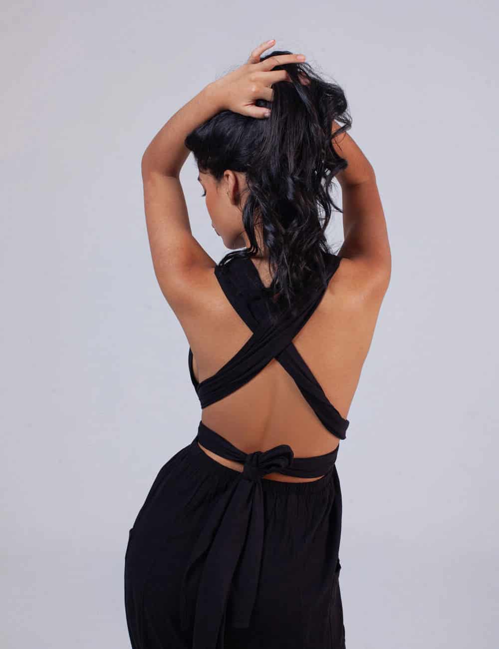 Jumper Tiras Ajustables Convert Negro Mujer - miniatura 6