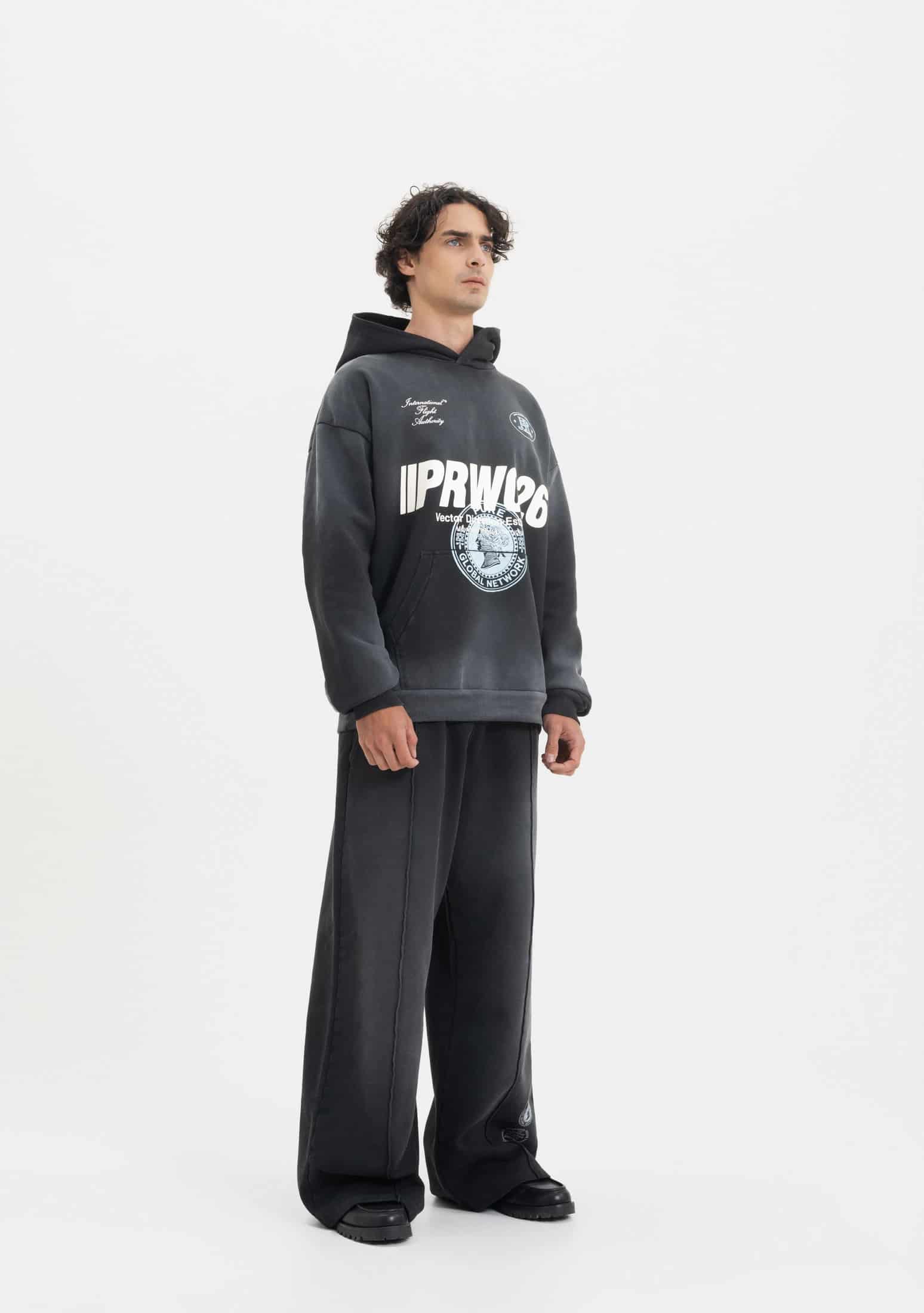 Across The Lines Black Hoodie - miniatura 4