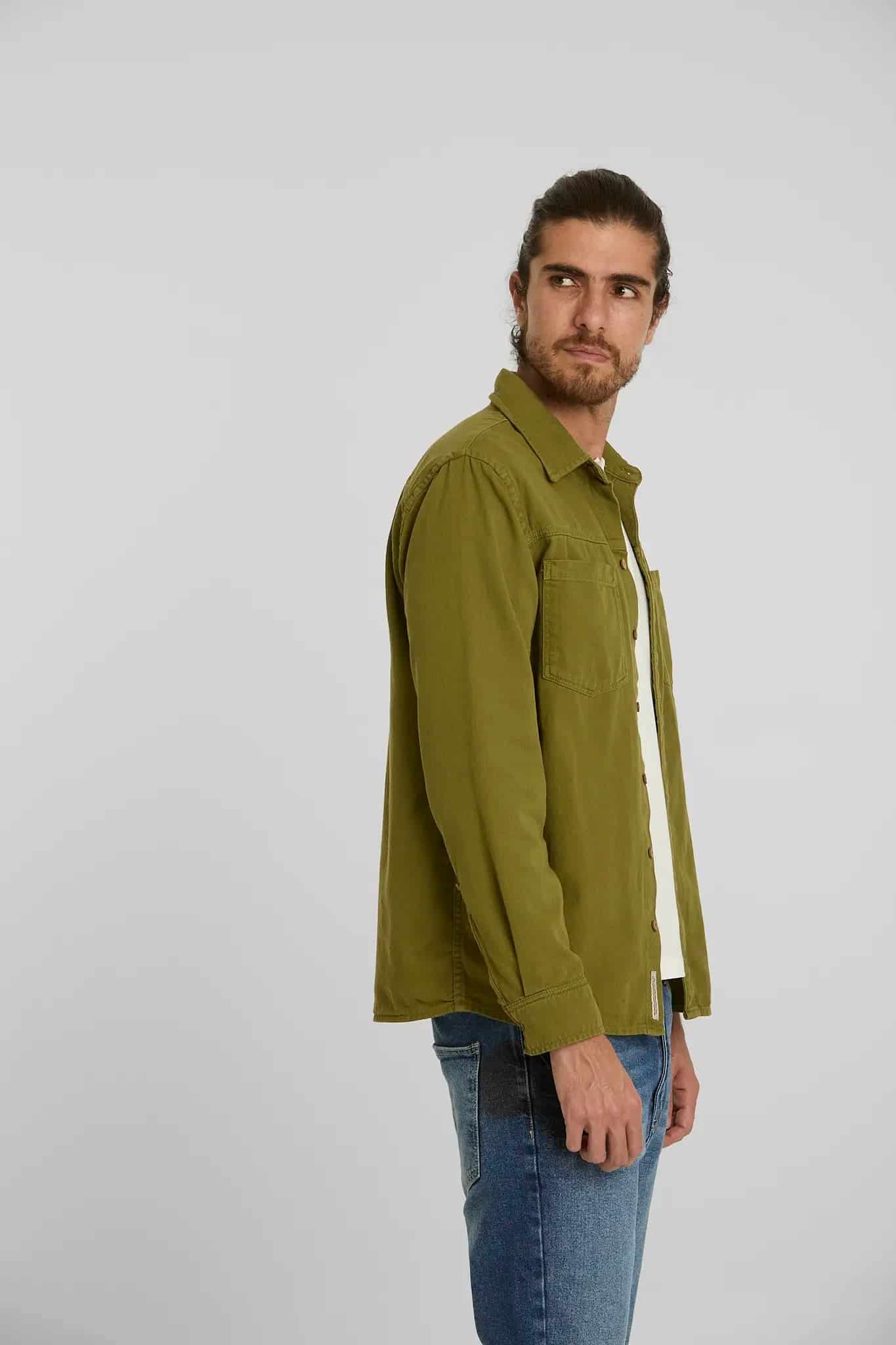Sobrecamisa verde aceituna - miniatura 9