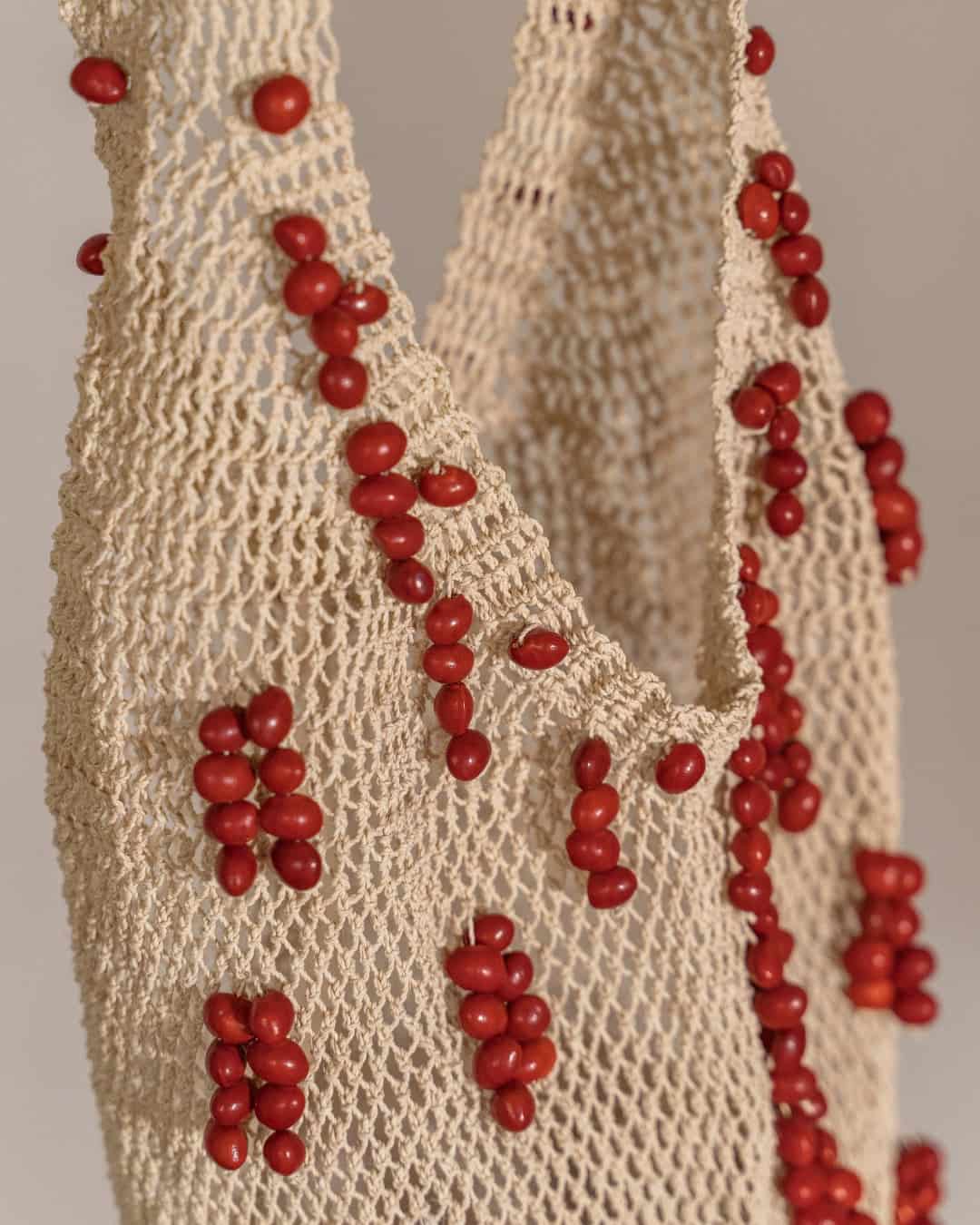 AYMA BAG IVORY-RED - miniatura 2