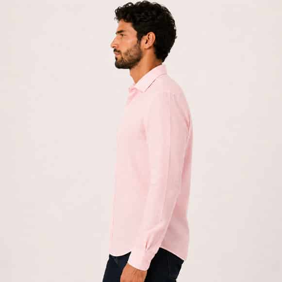 CAMISA ML 55% LINO 45%ALGODON HOMBRE - miniatura 9