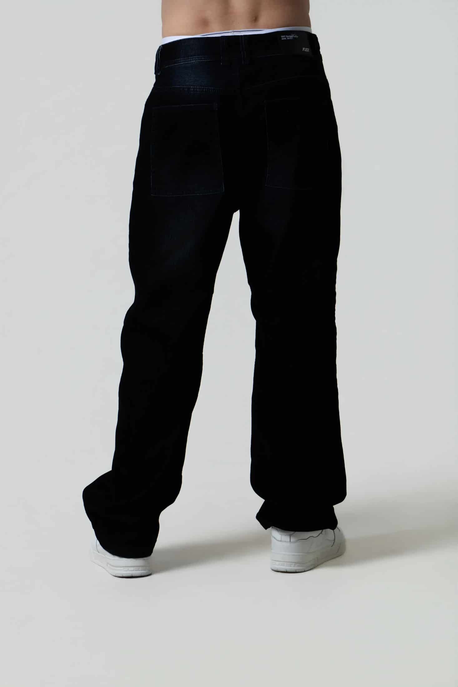 PANTALON 5 BOLSILLOS COLOR AZUL OSCURO - miniatura 3